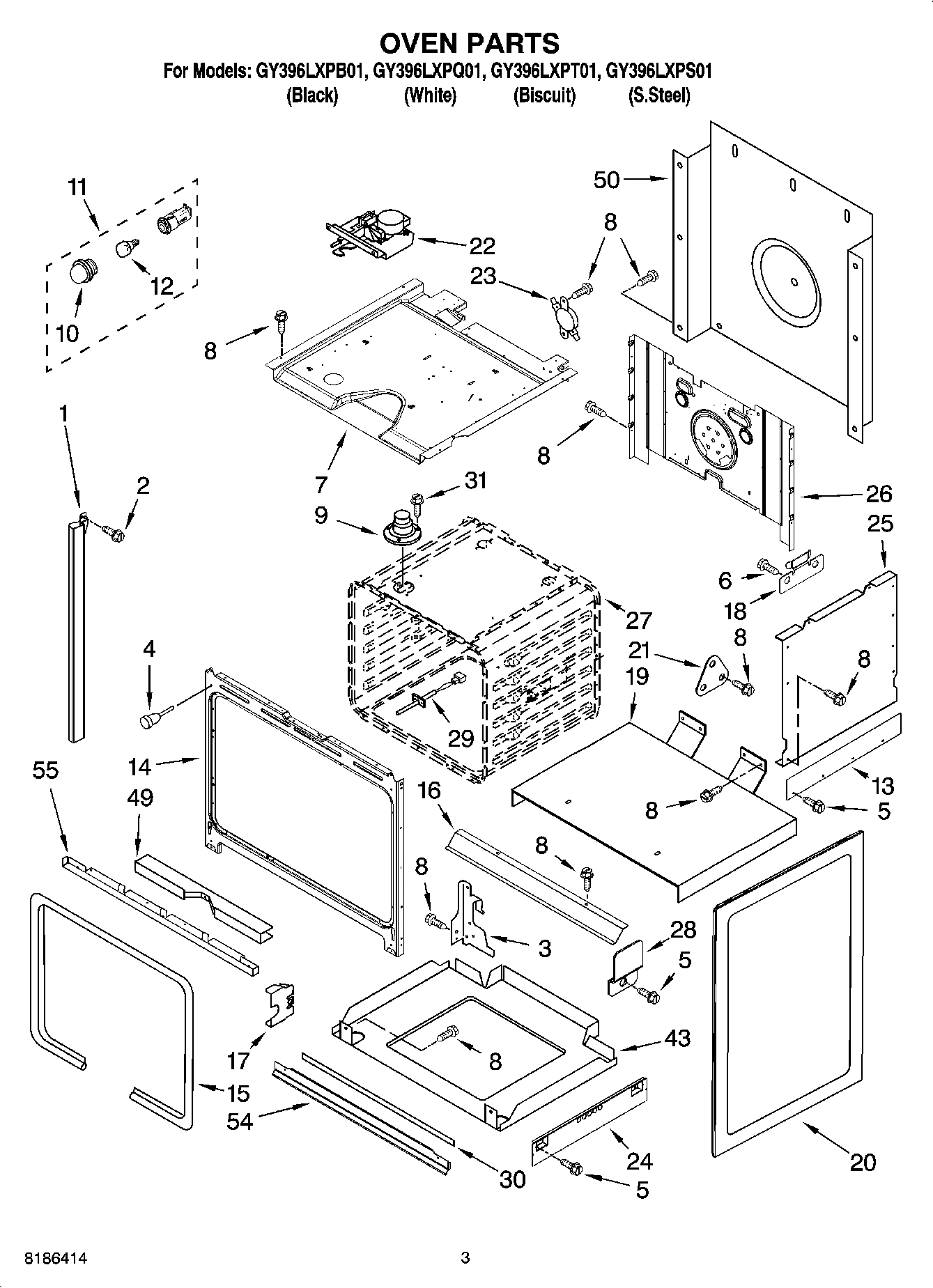 03 - OVEN PARTS