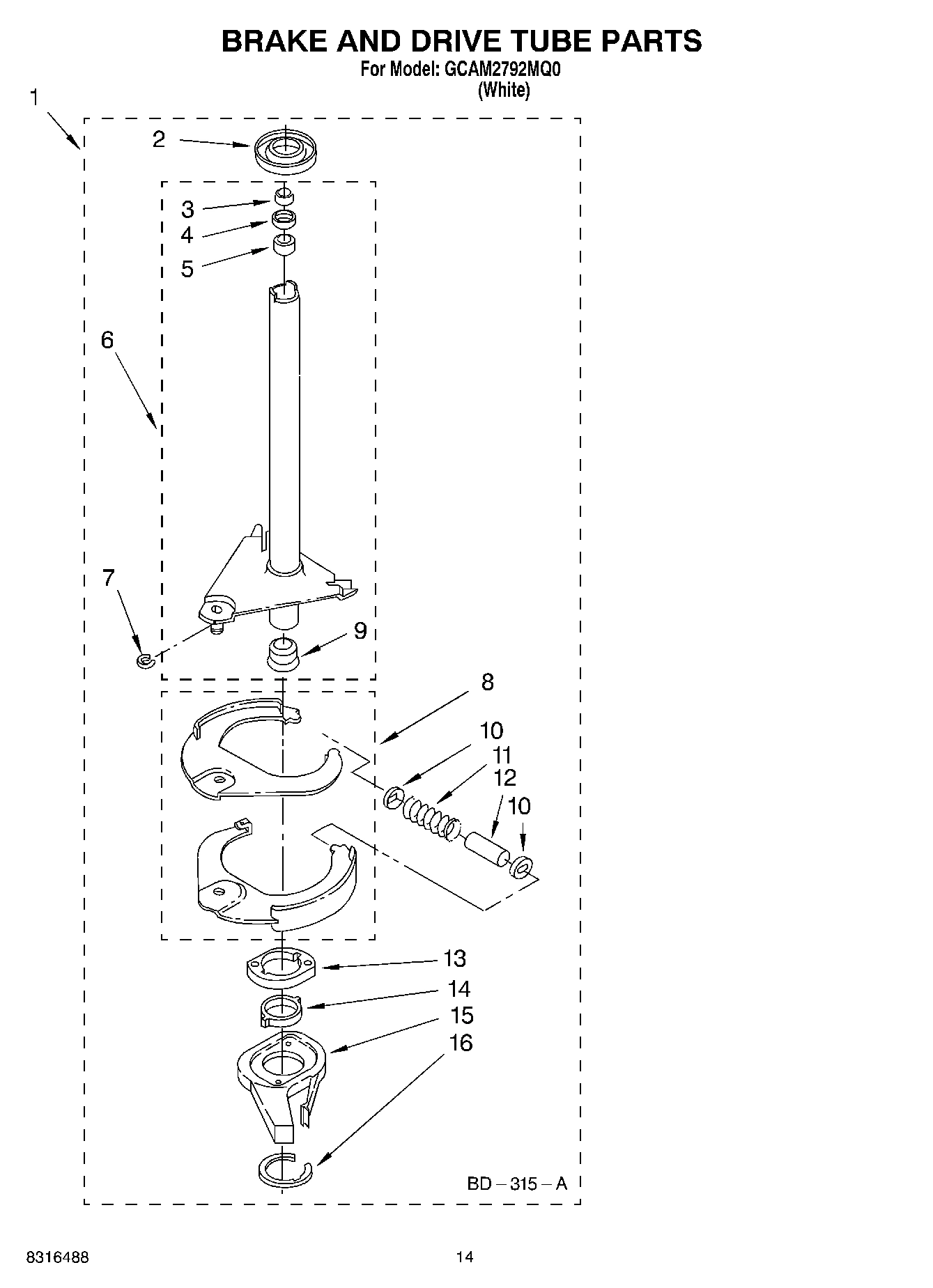 09 - BRAKE AND DRIVE TUBE PARTS