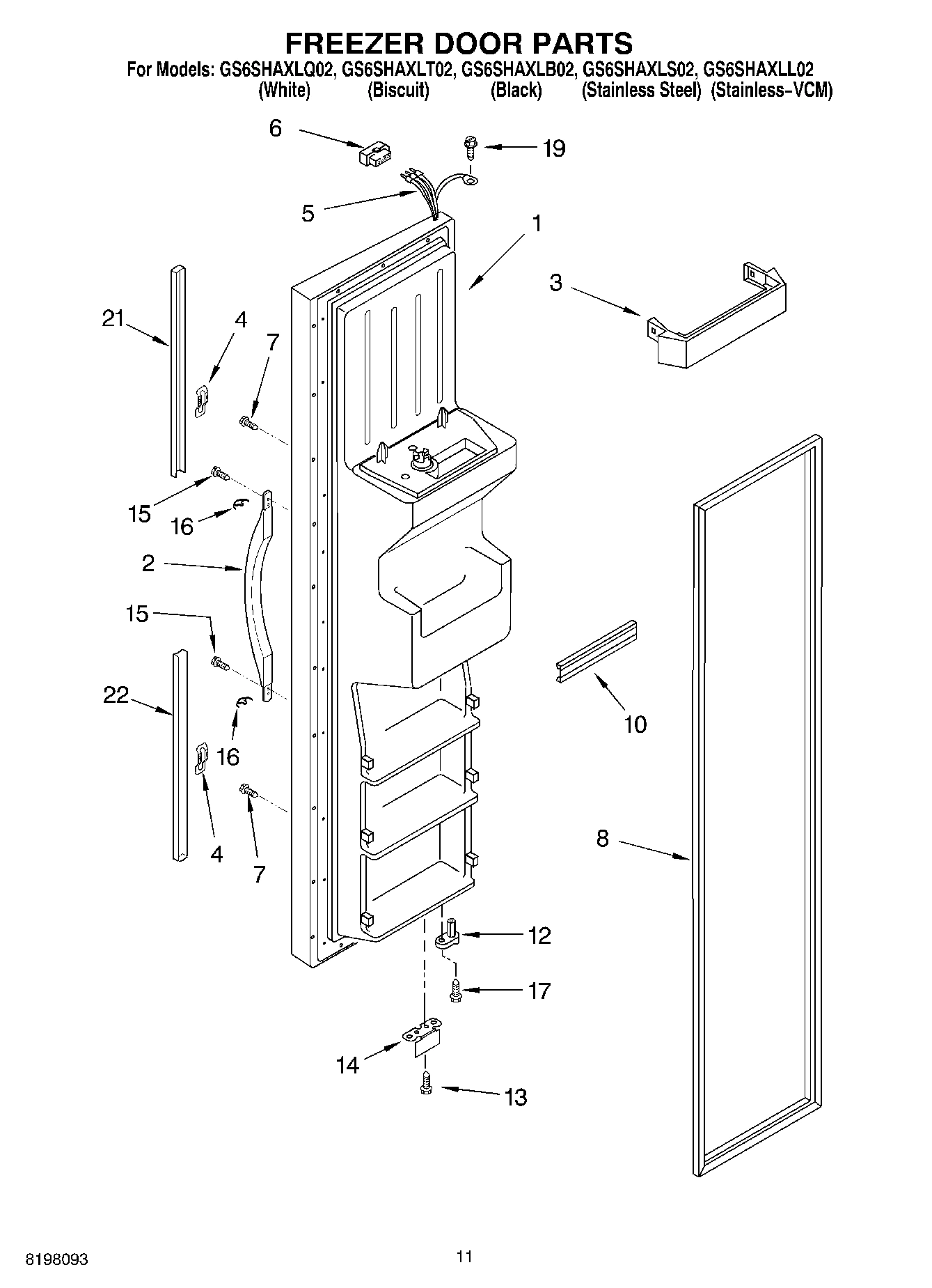07 - FREEZER DOOR
