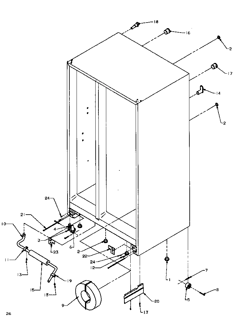 12 - ROLLERS AND BACK UNIT