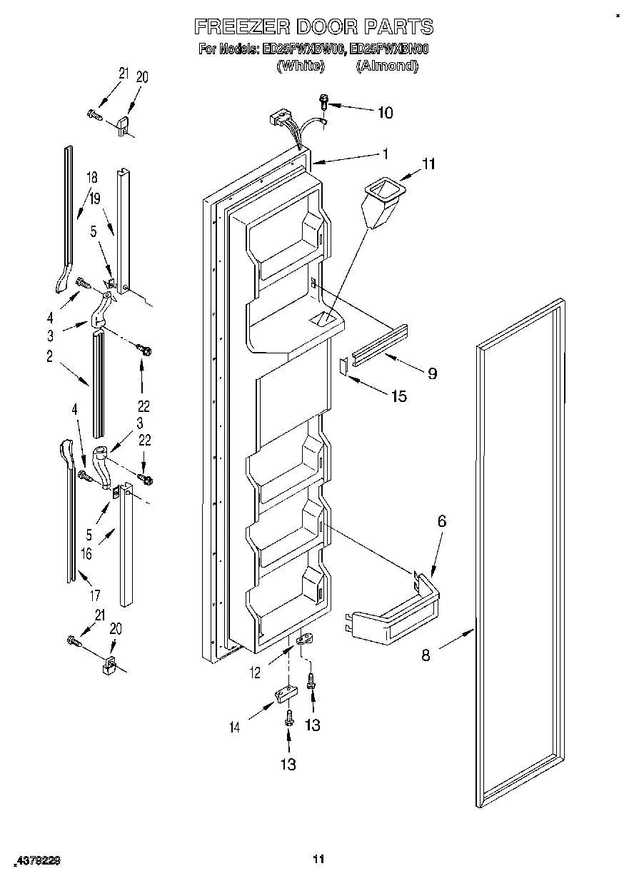 07 - FREEZER DOOR