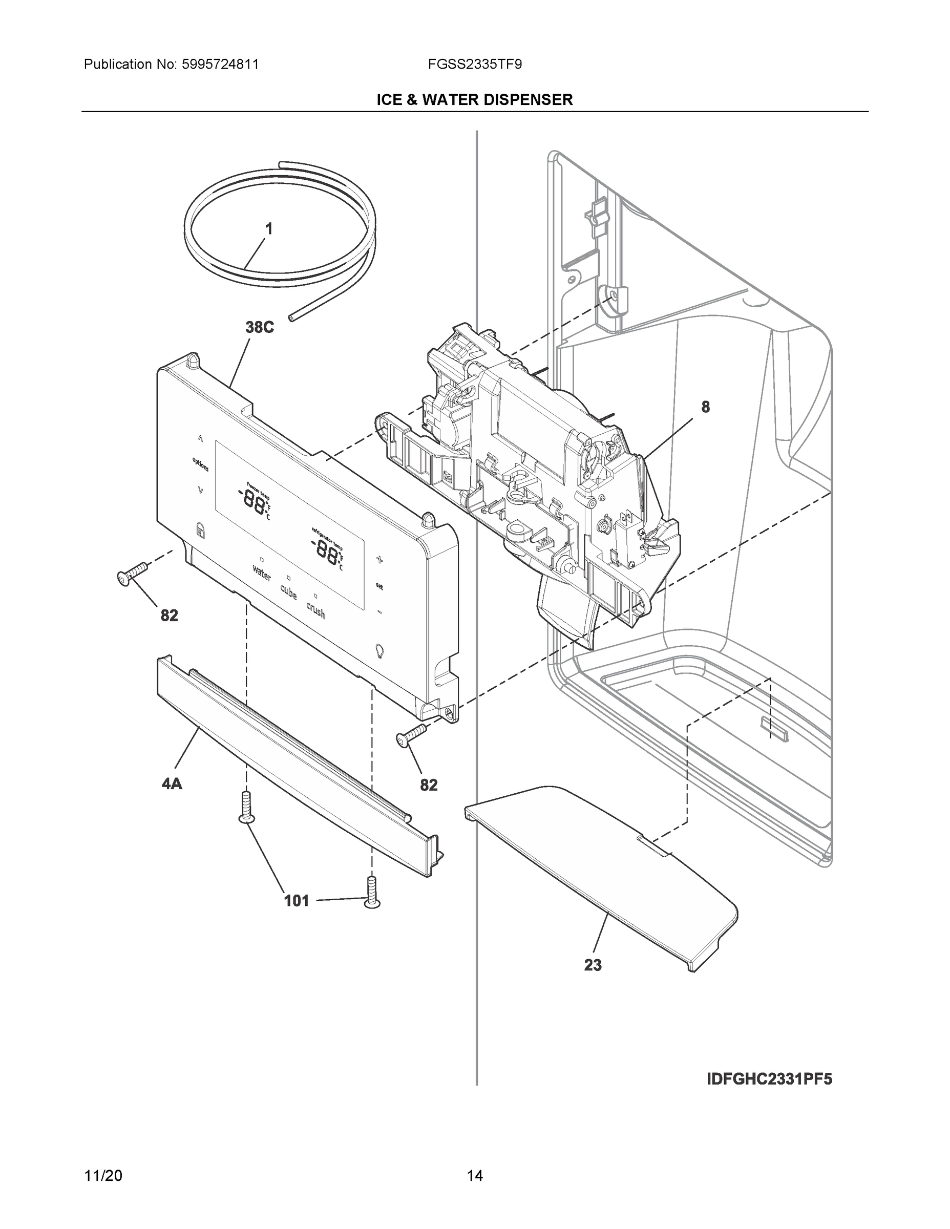 08 - ICE & WATER DISPENSER