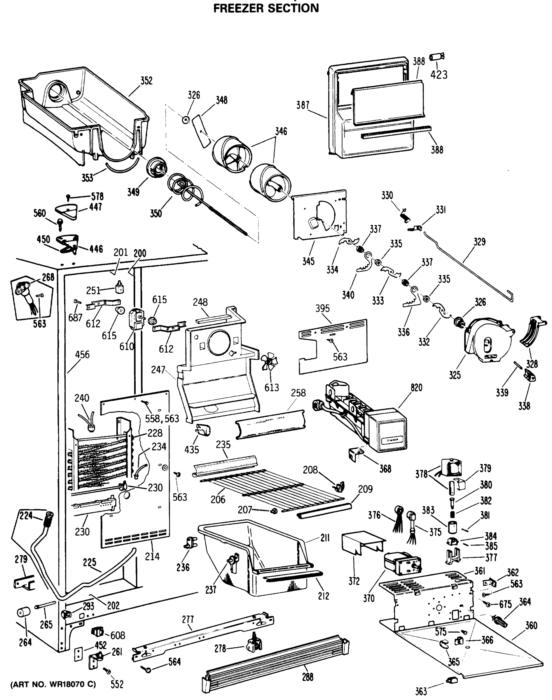 FREEZER SECTION