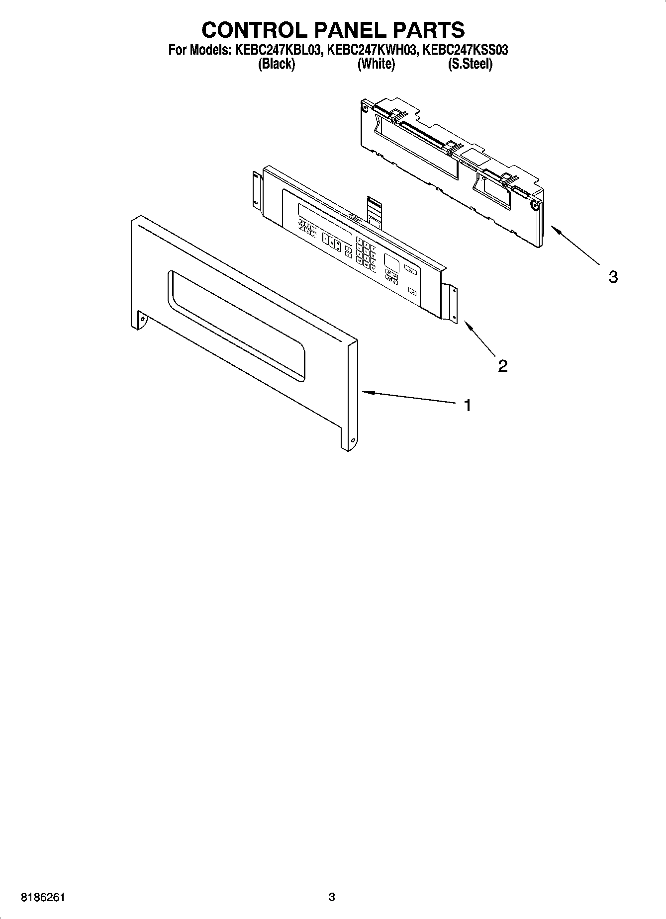 02 - CONTROL PANEL PARTS