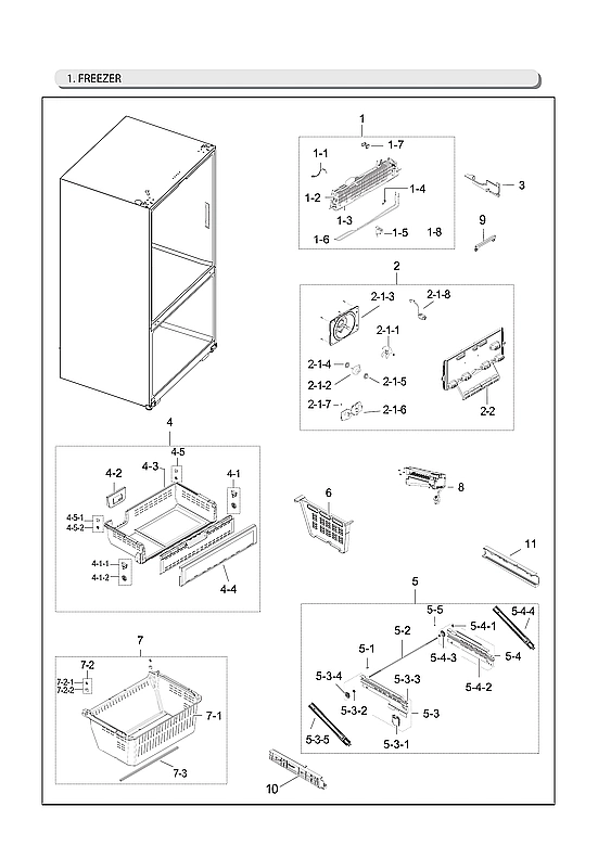 FREEZER PARTS