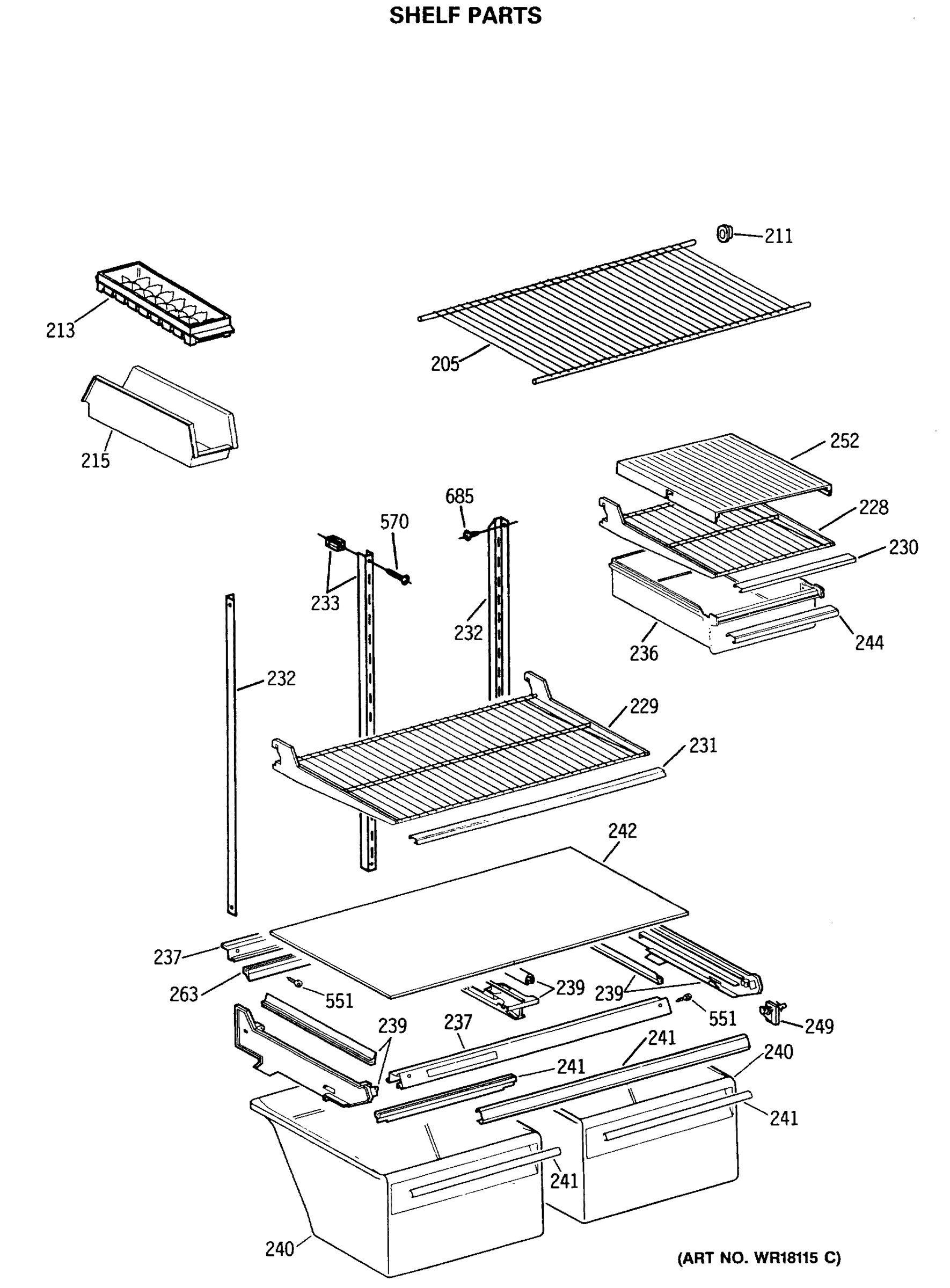 SHELF PARTS