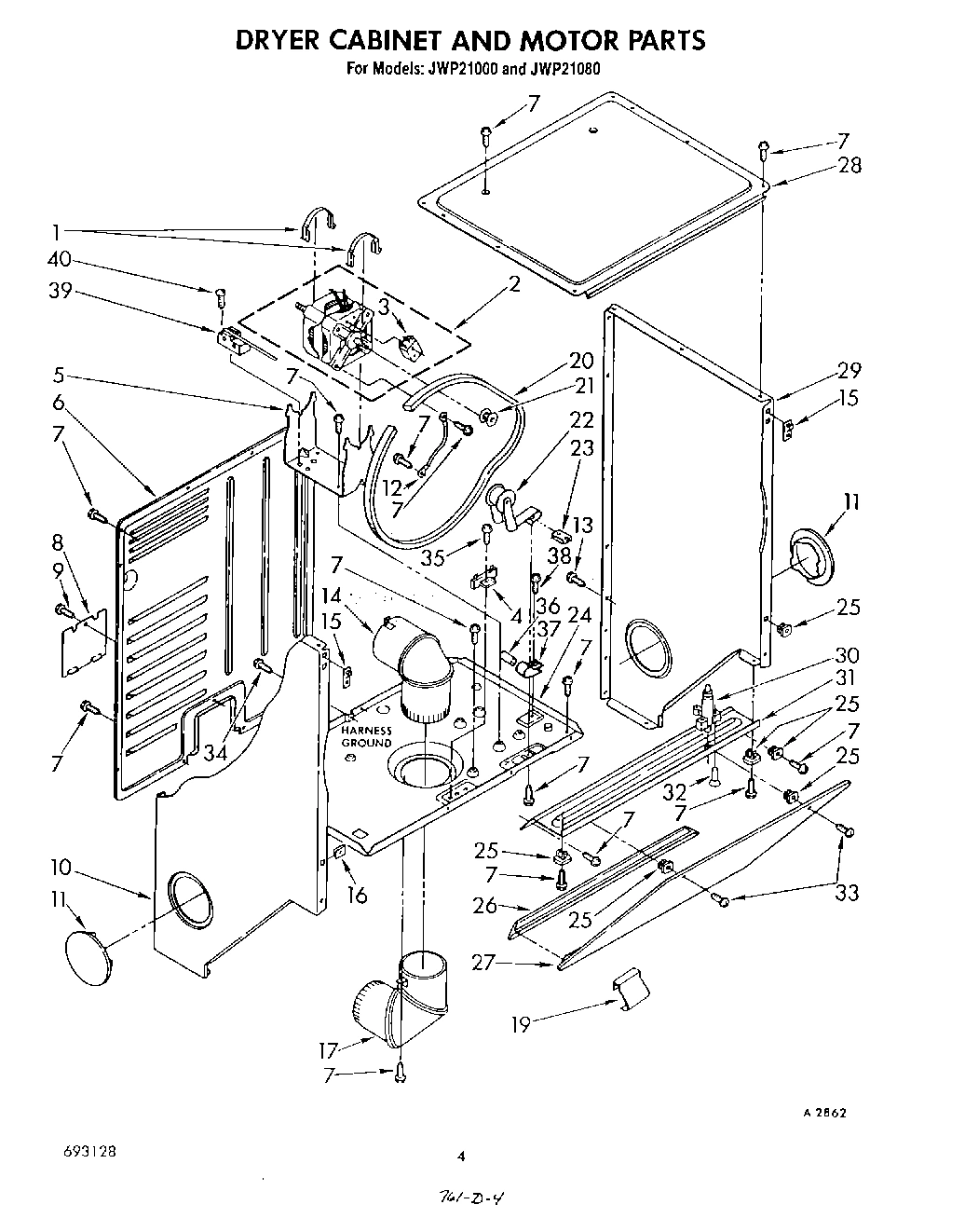 04 - DRYER CABINET AND MOTOR