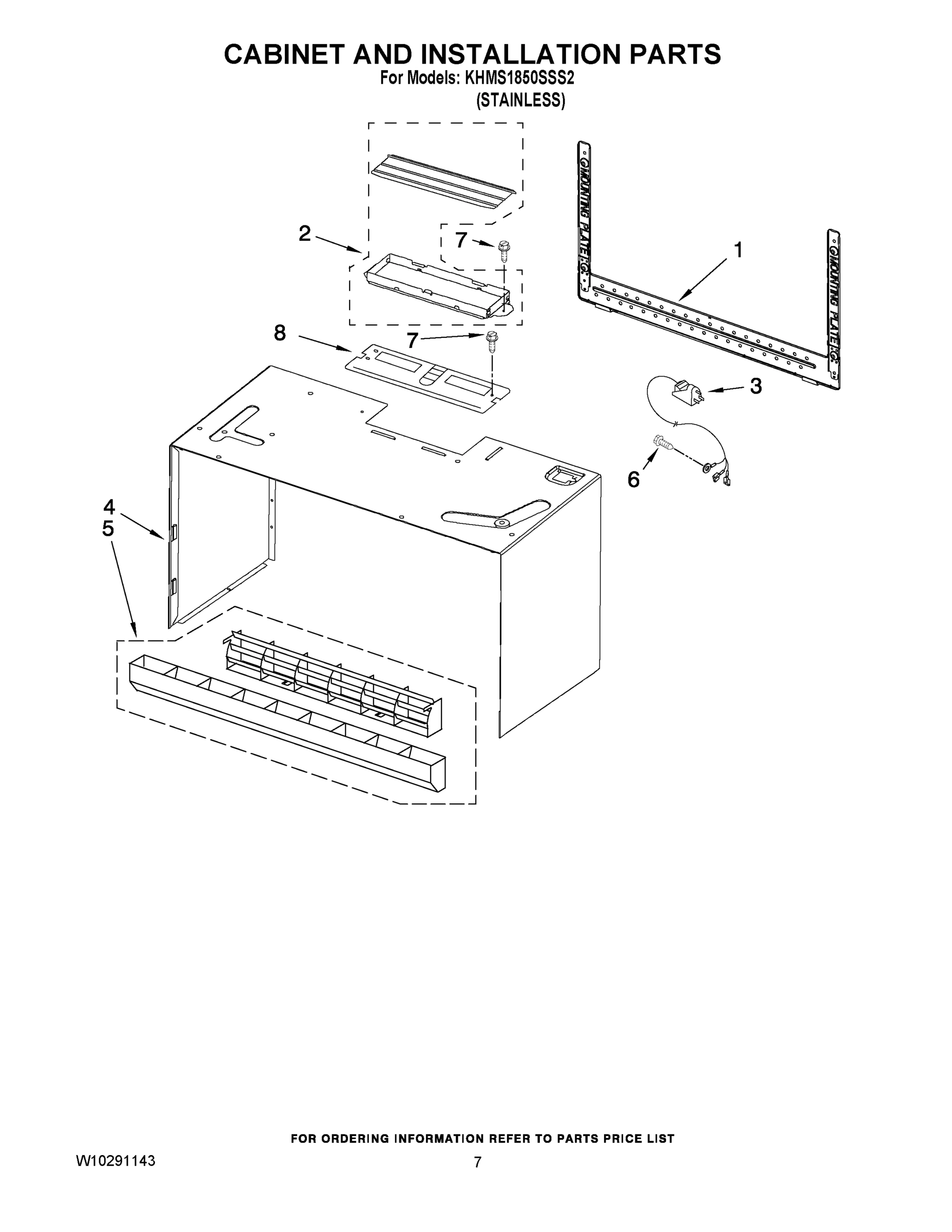 06 - CABINET AND INSTALLATION PARTS