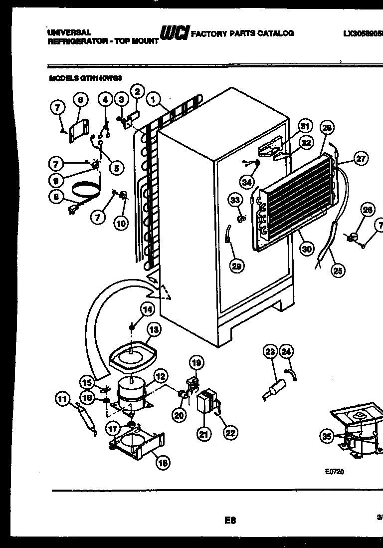 05 - SYSTEM AND AUTOMATIC DEFROST PARTS