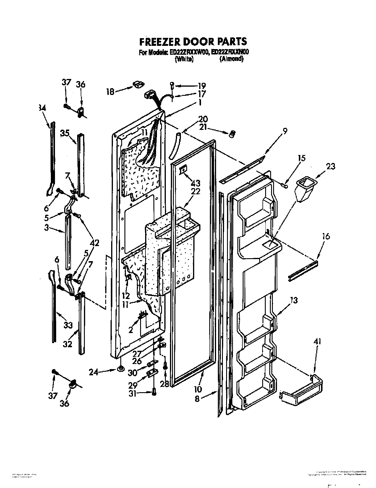 08 - FREEZER DOOR