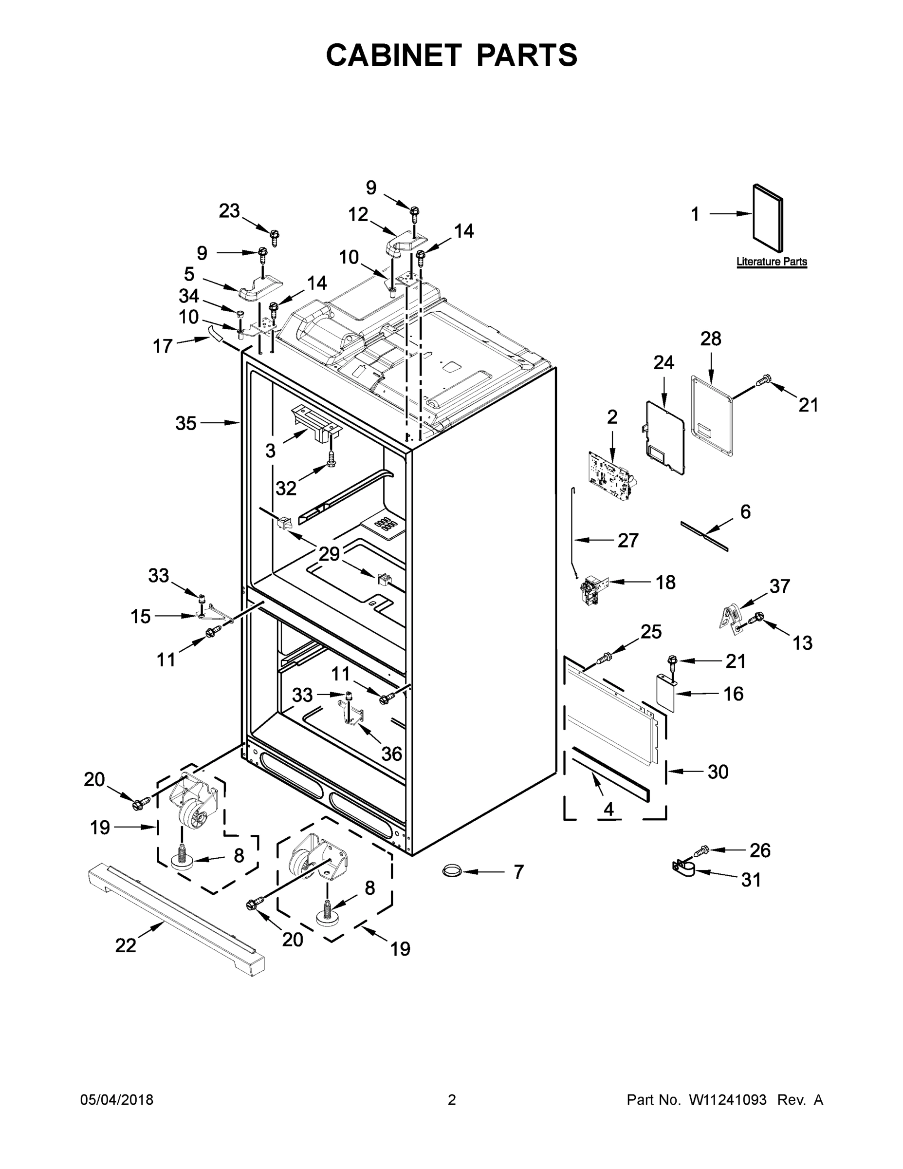 02 - CABINET PARTS