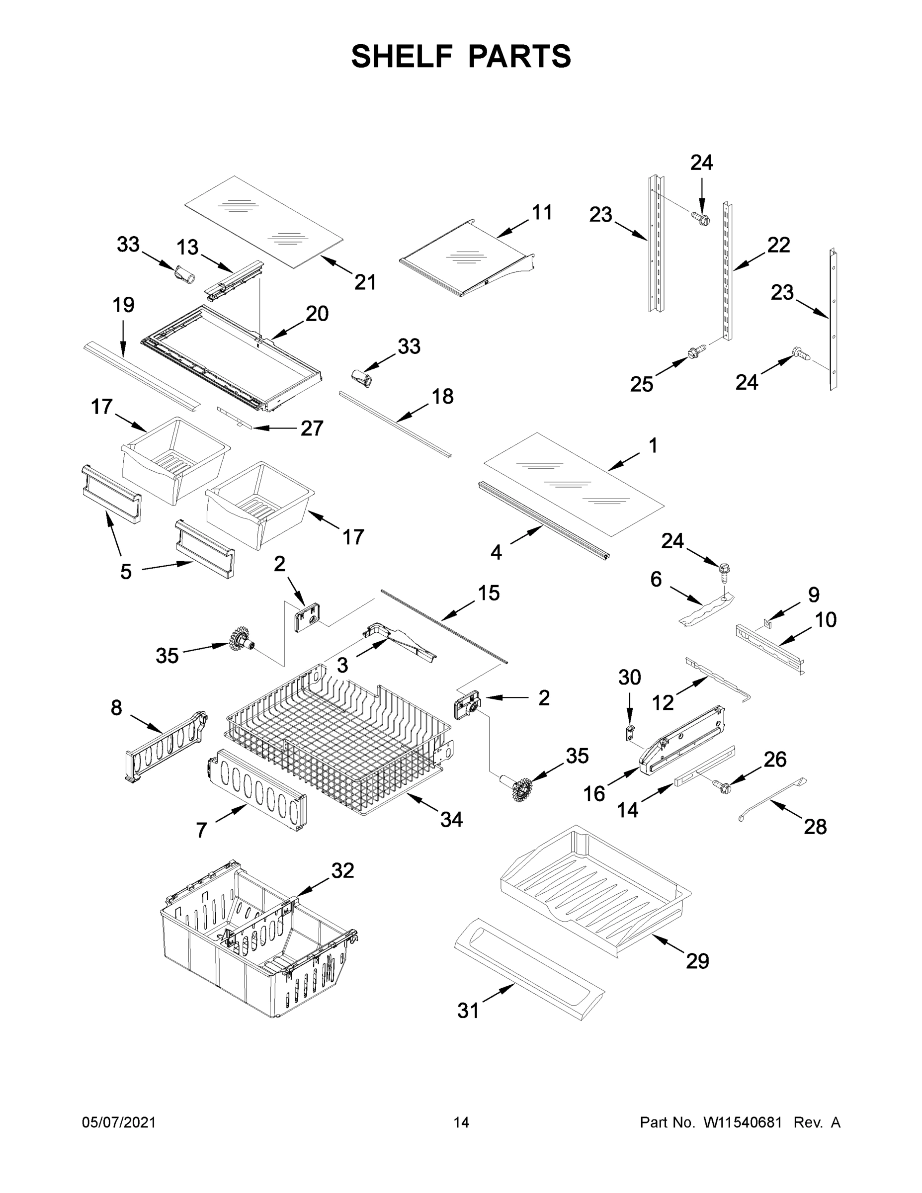 08 - SHELF PARTS