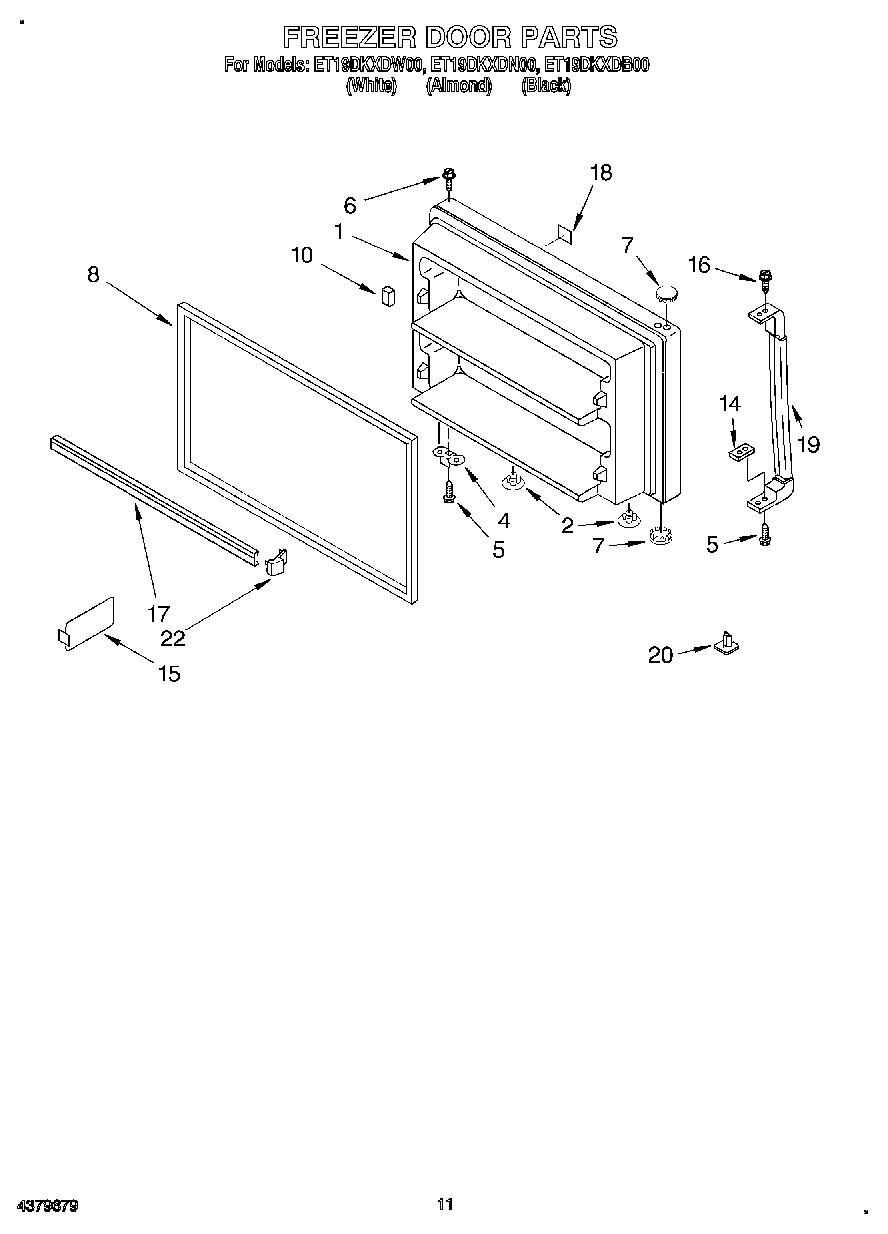 06 - FREEZER DOOR, LIT/OPTIONAL