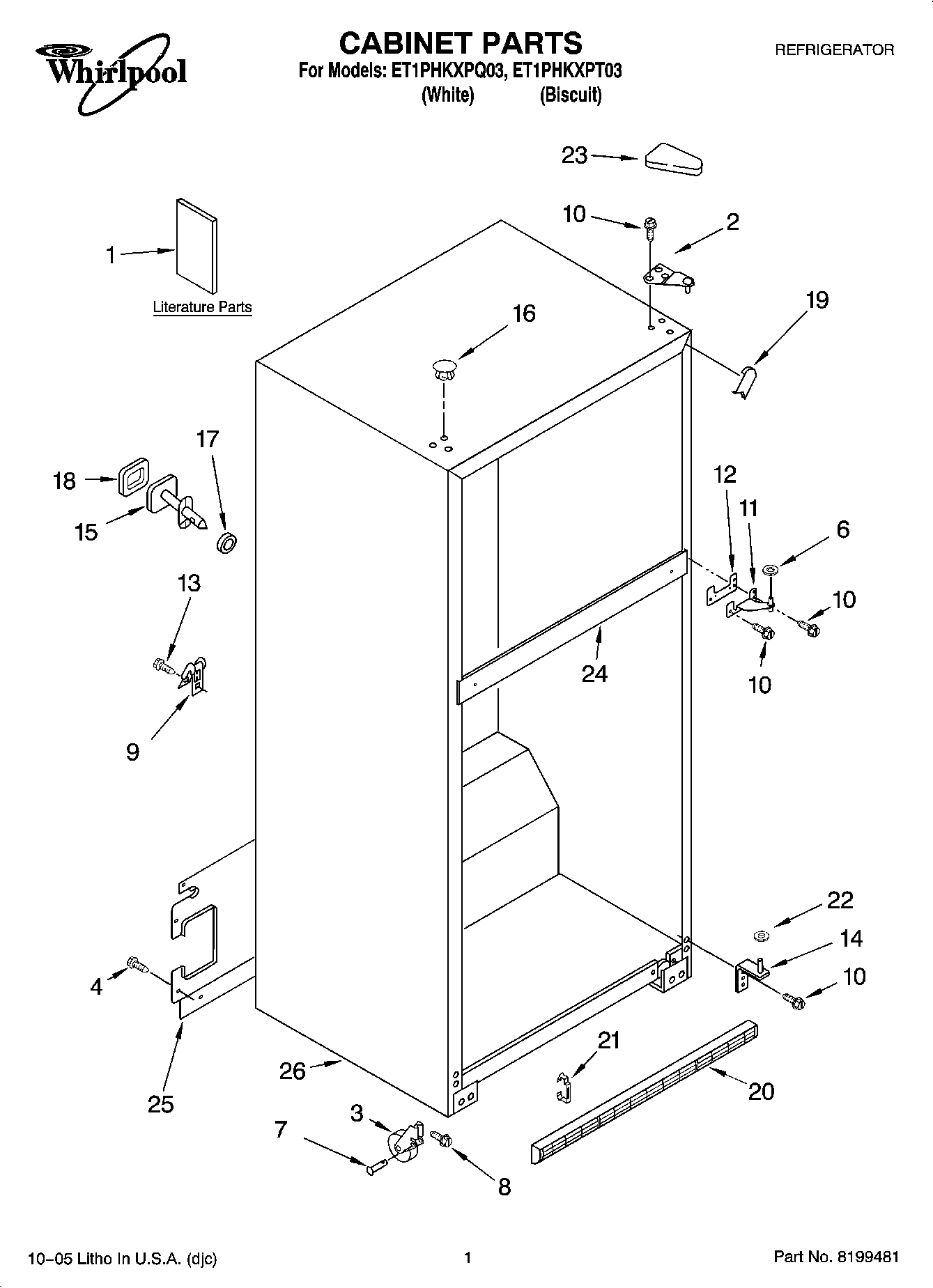 01 - CABINET PARTS