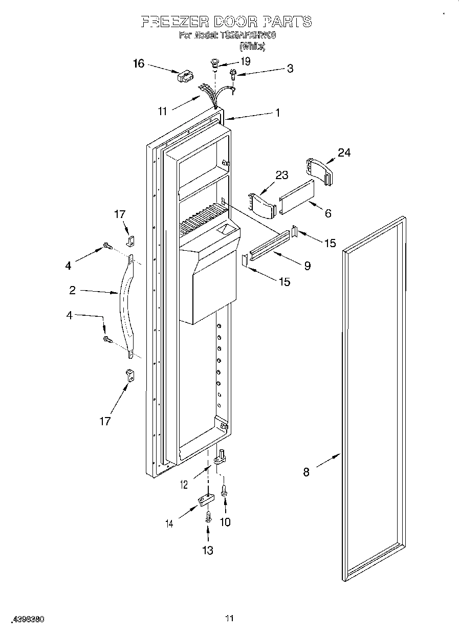 08 - FREEZER DOOR