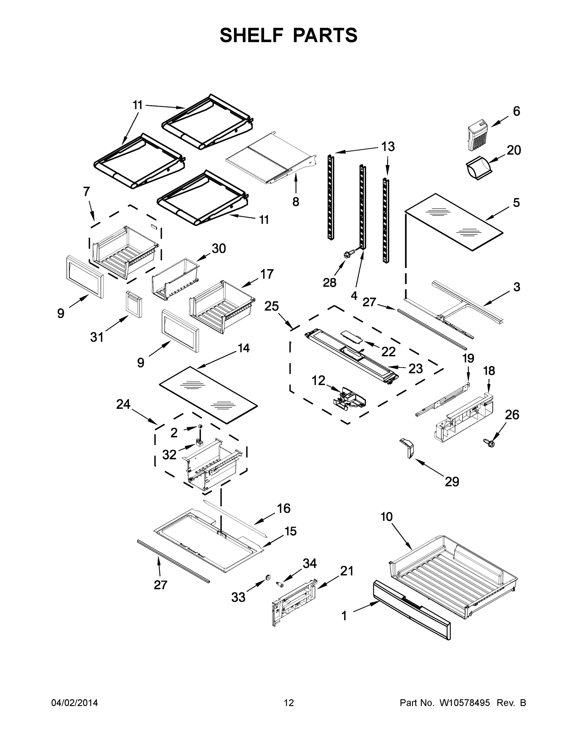 07 - SHELF PARTS