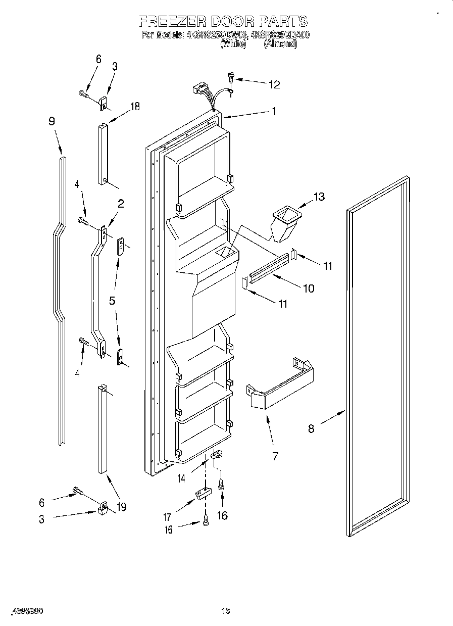 08 - FREEZER DOOR
