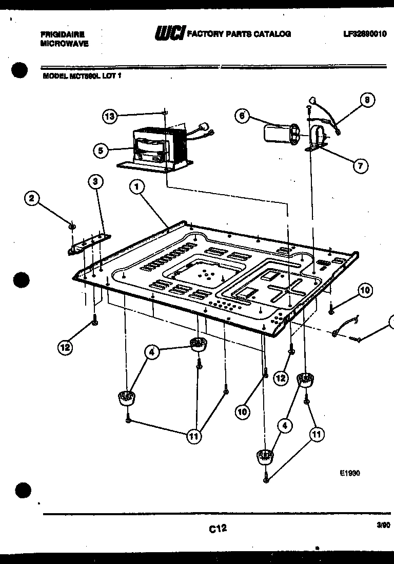 04 - BASE PLATE, TRANSFORMER AND CAPACIT