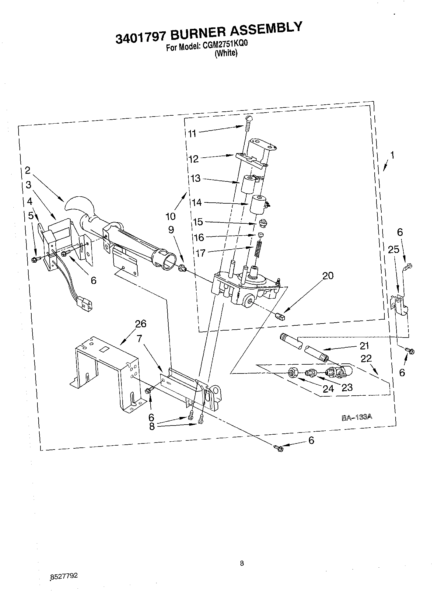 05 - 3401797 BURNER, OPTIONAL
