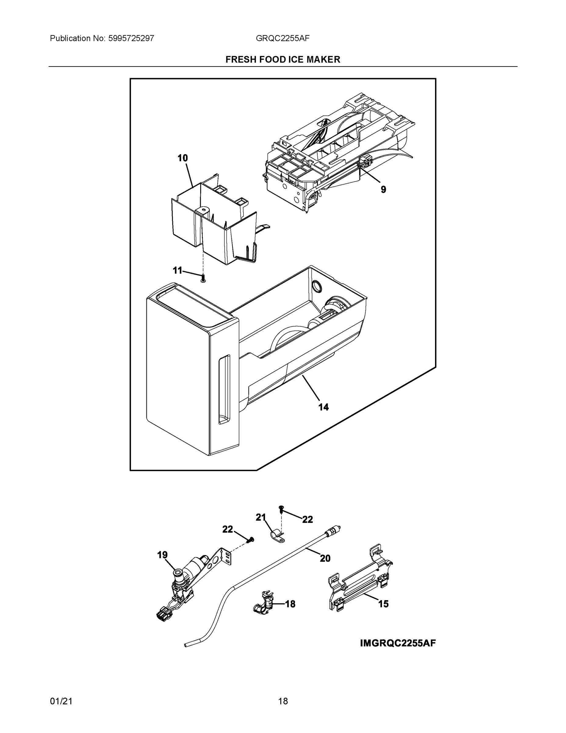 10 - FRESH FOOD ICE MAKER
