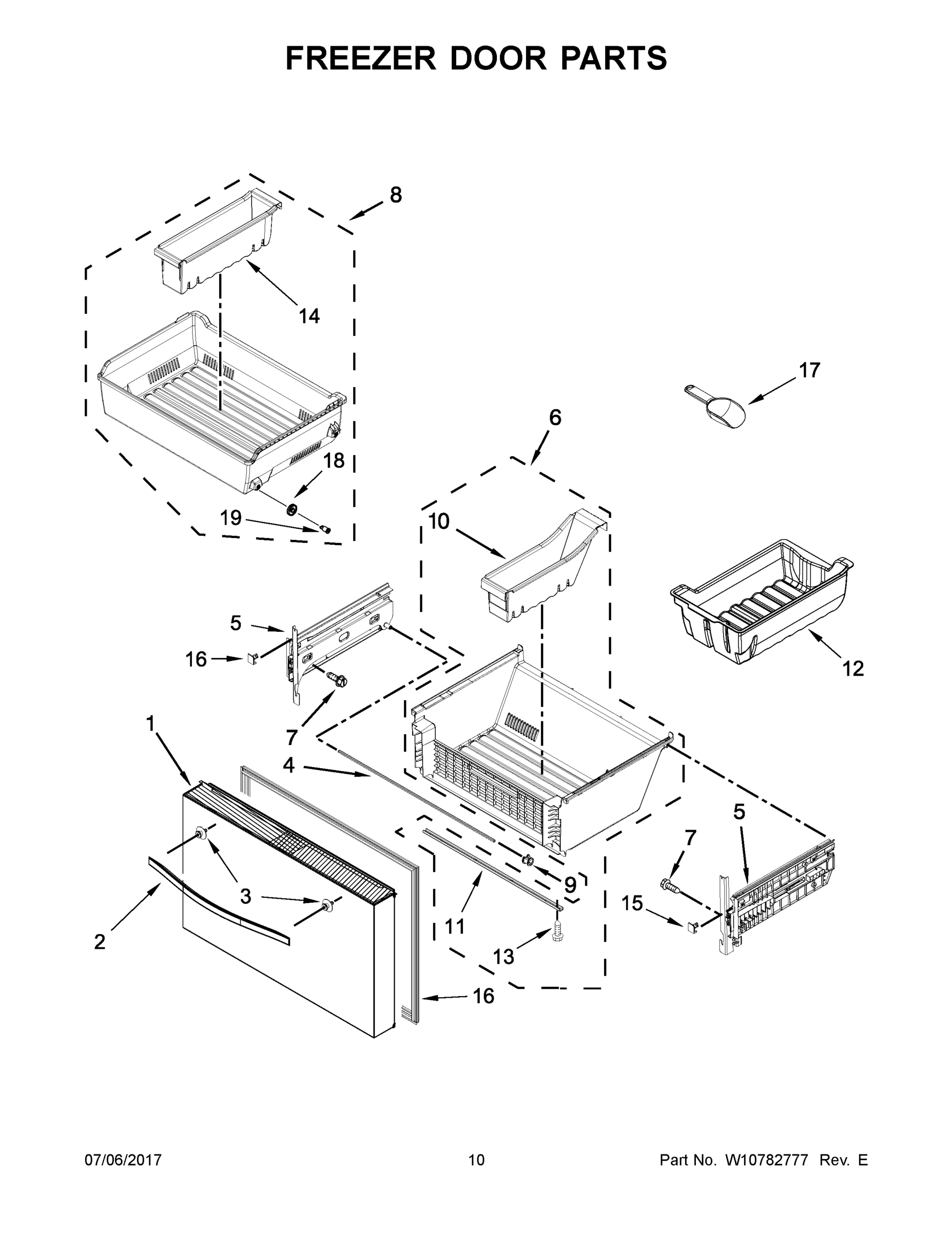06 - FREEZER DOOR PARTS