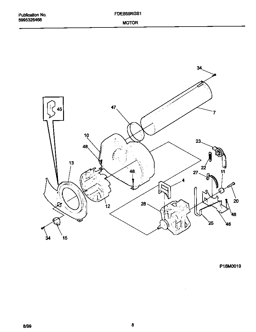 05 - P16M0019 MOTOR,BLOWER