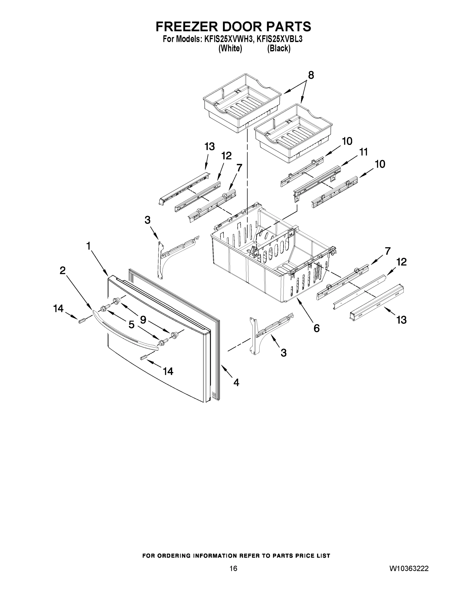 09 - FREEZER DOOR PARTS