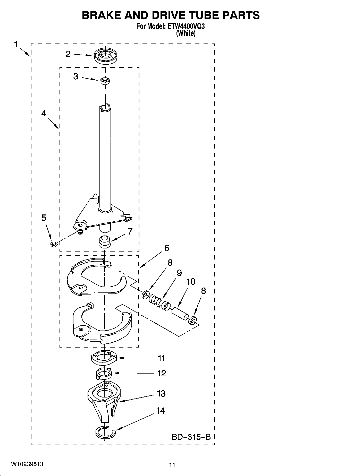 07 - BRAKE AND DRIVE TUBE PARTS