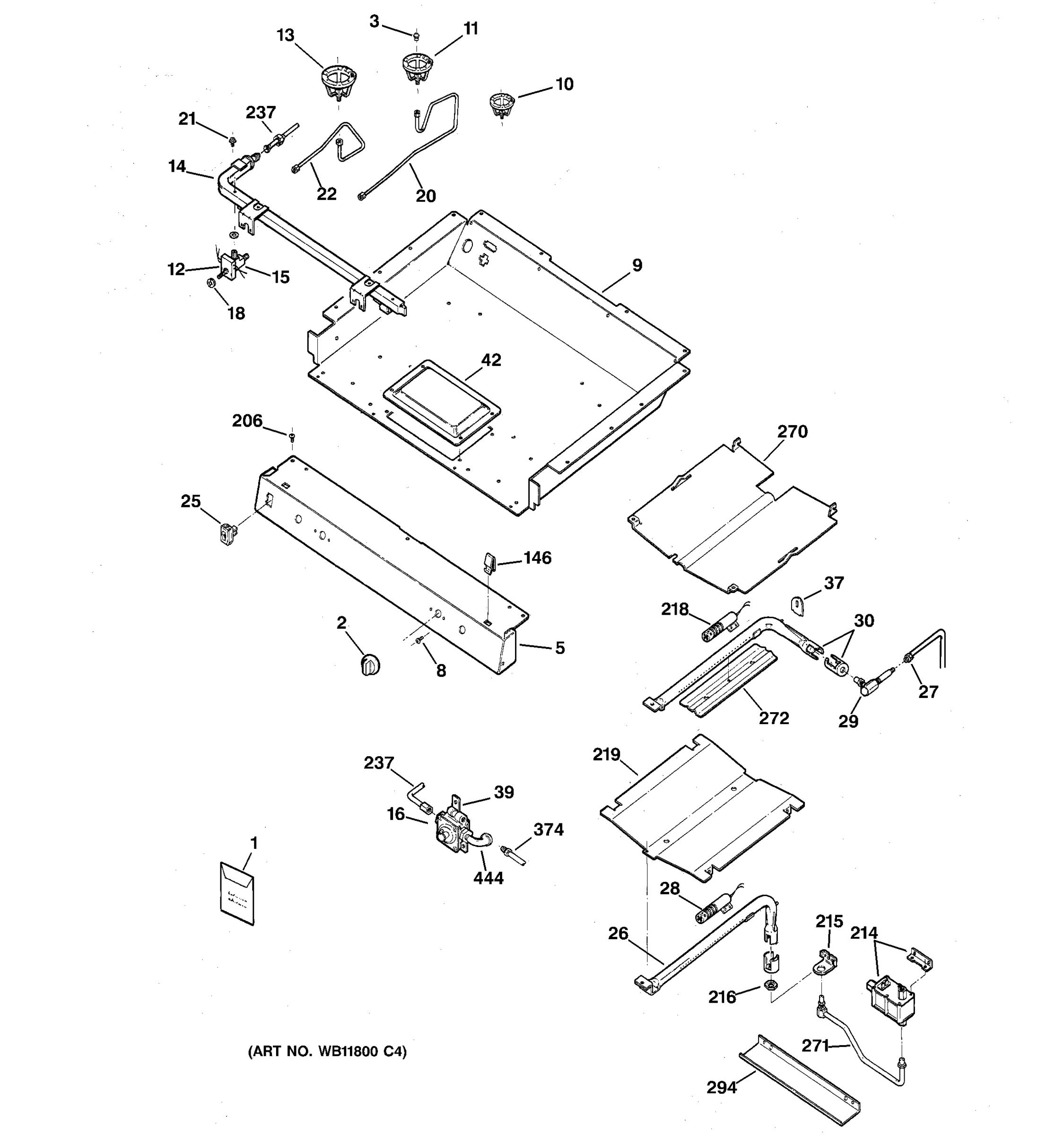 GAS BURNER PARTS