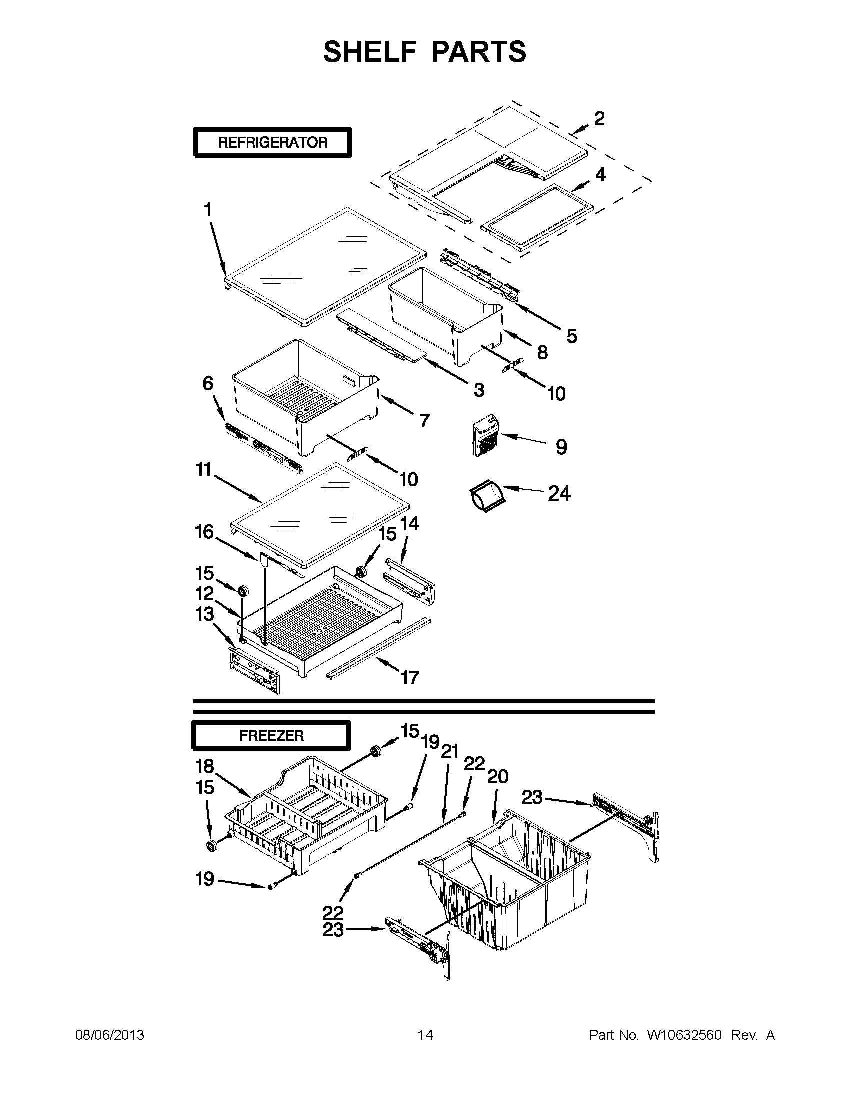 07 - SHELF PARTS