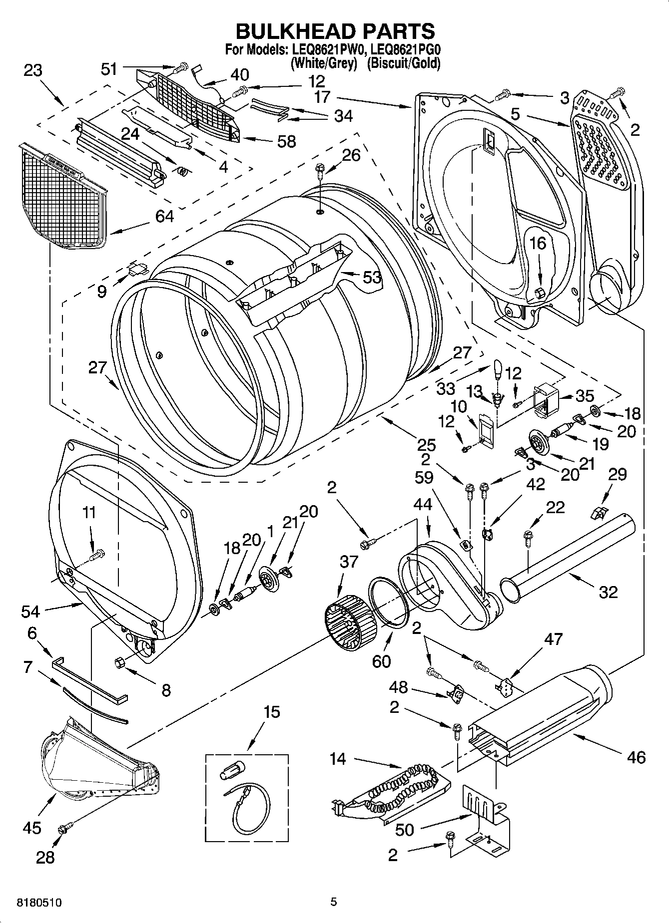 03 - BULKHEAD PARTS, OPTIONAL PARTS (NOT INCLUDED)