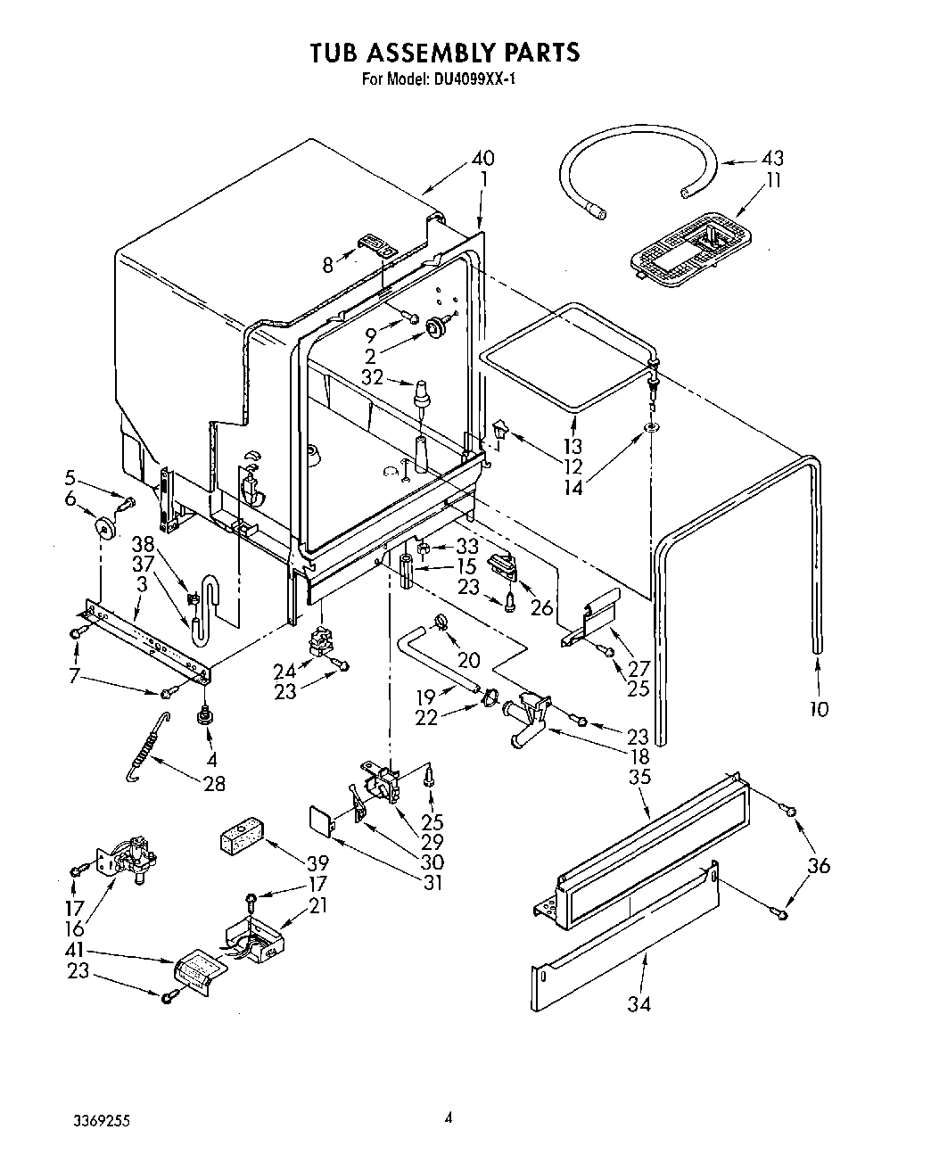 03 - TUB ASSEMBLY