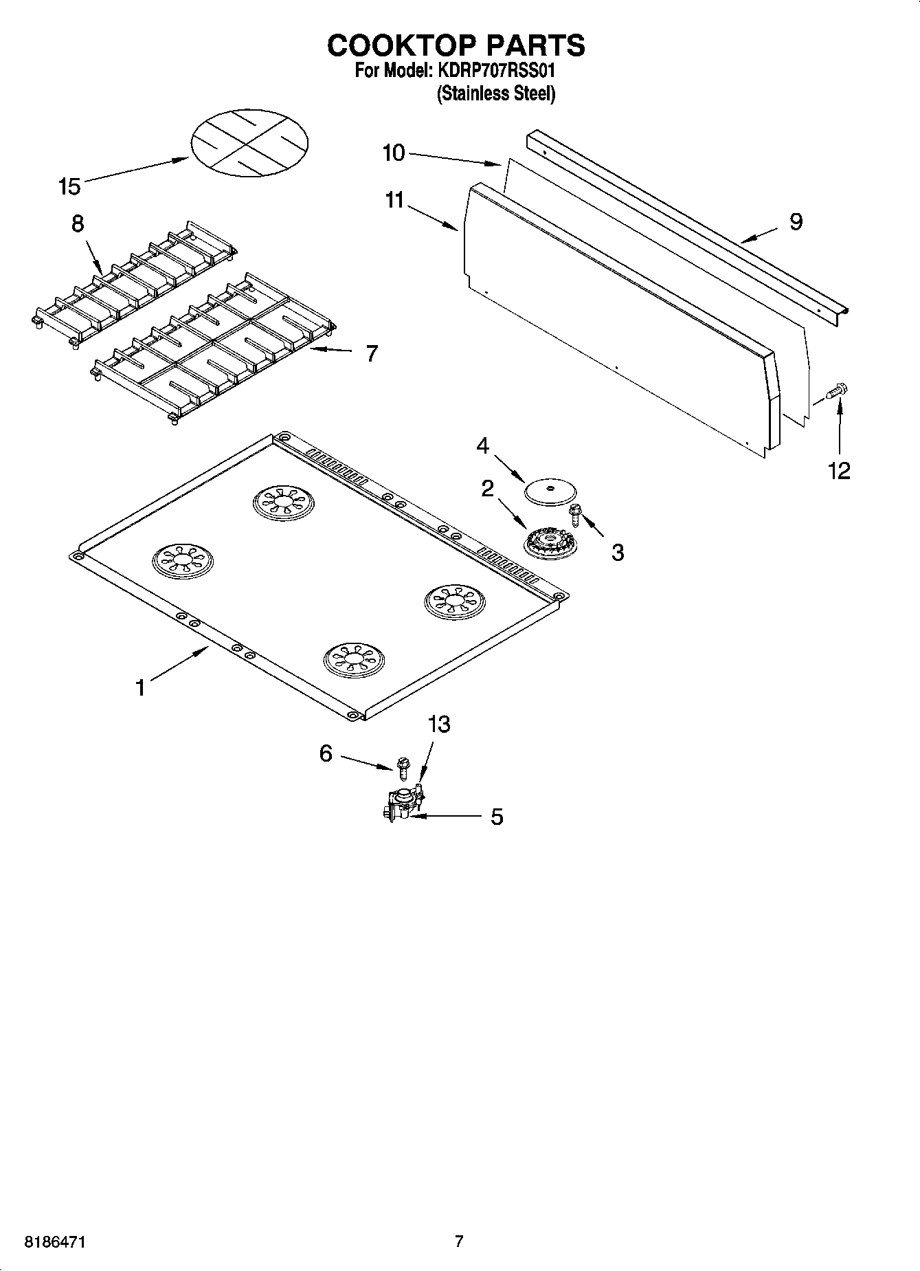 06 - COOKTOP PARTS