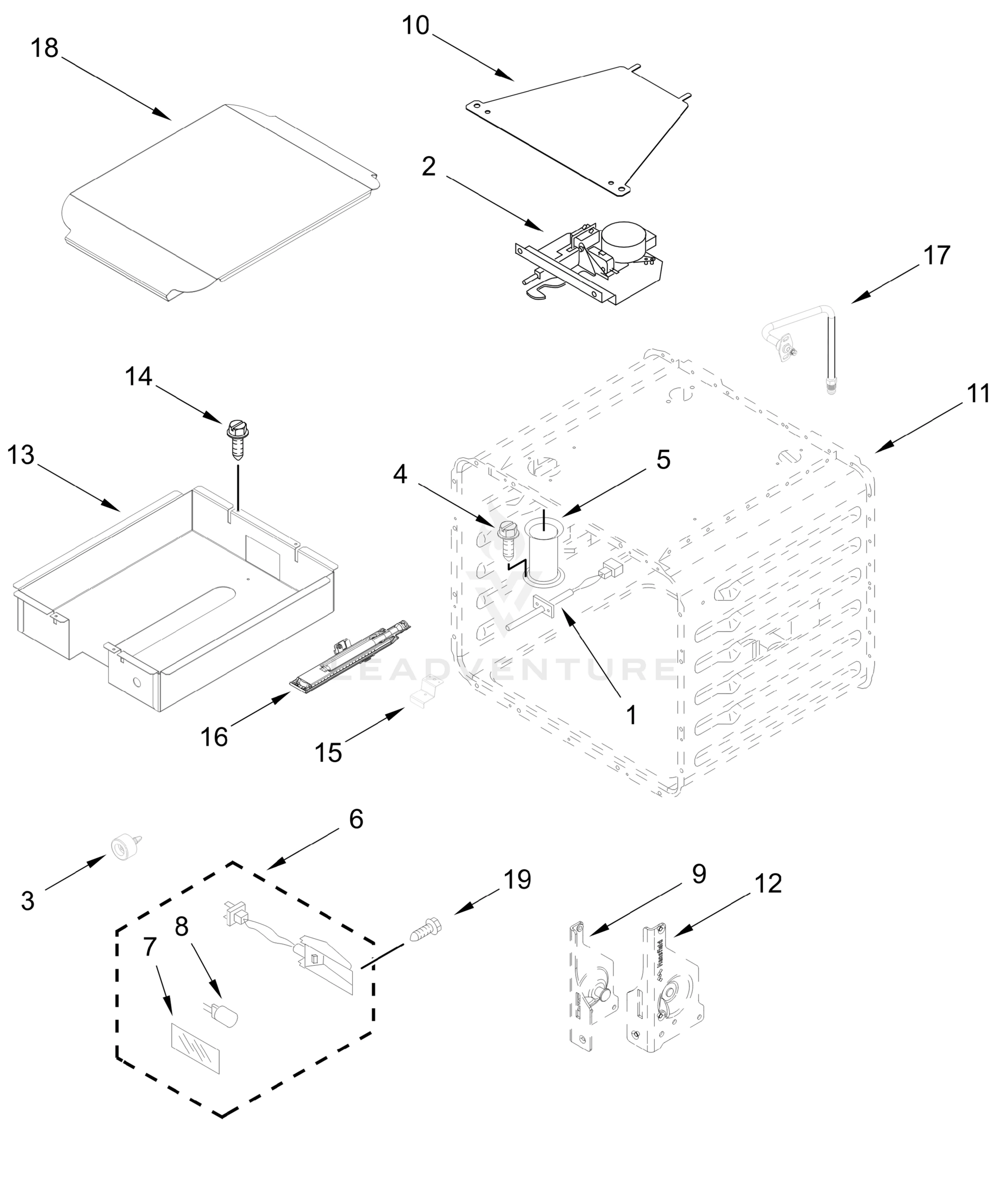 18-IN OVEN PARTS