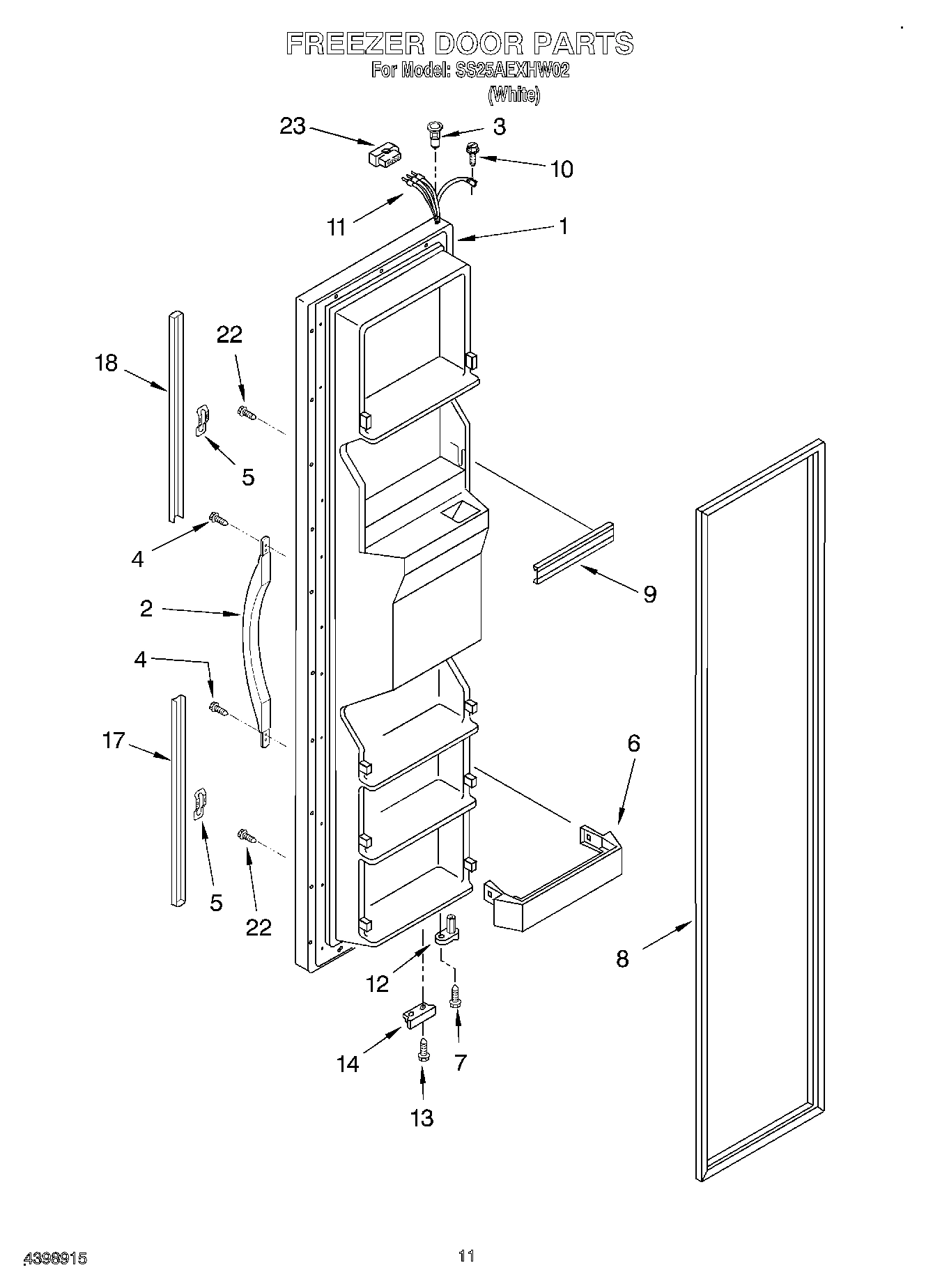 07 - FREEZER DOOR