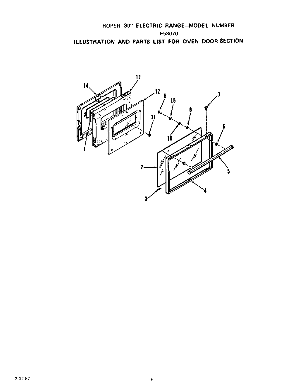 05 - OVEN DOOR