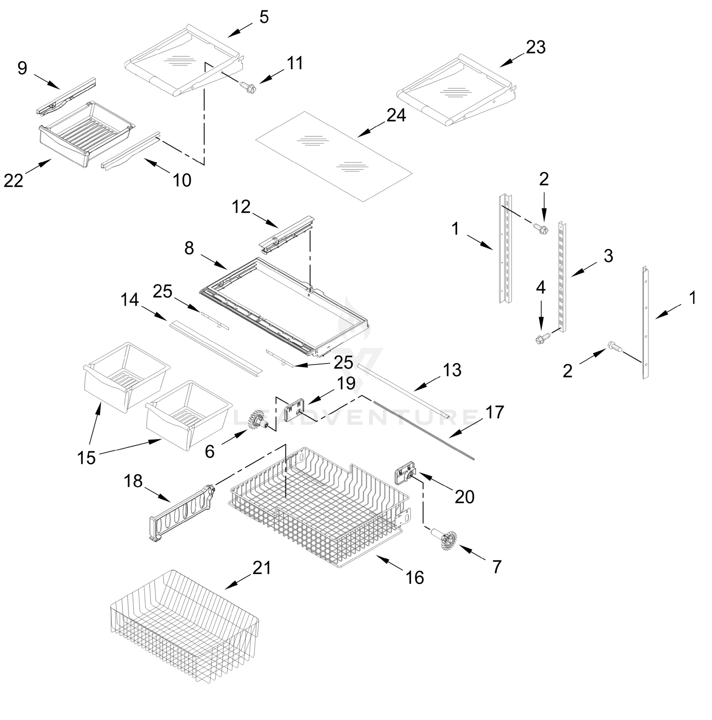 SHELF PARTS