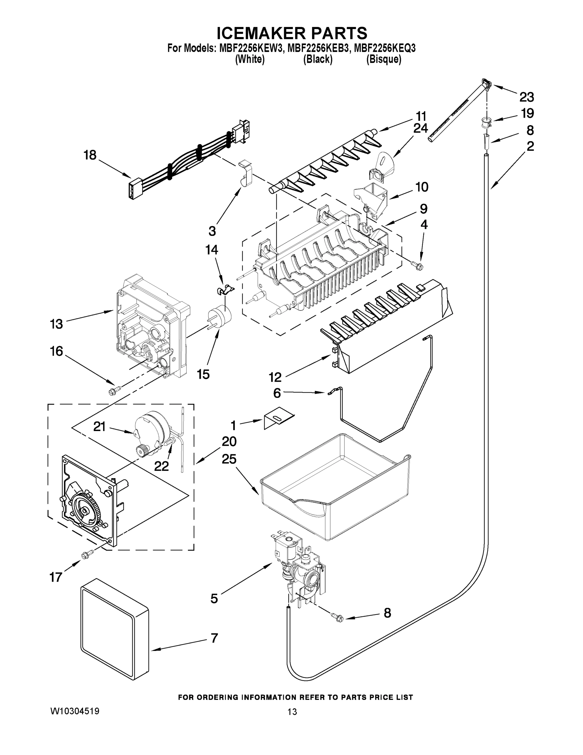 08 - ICEMAKER PARTS