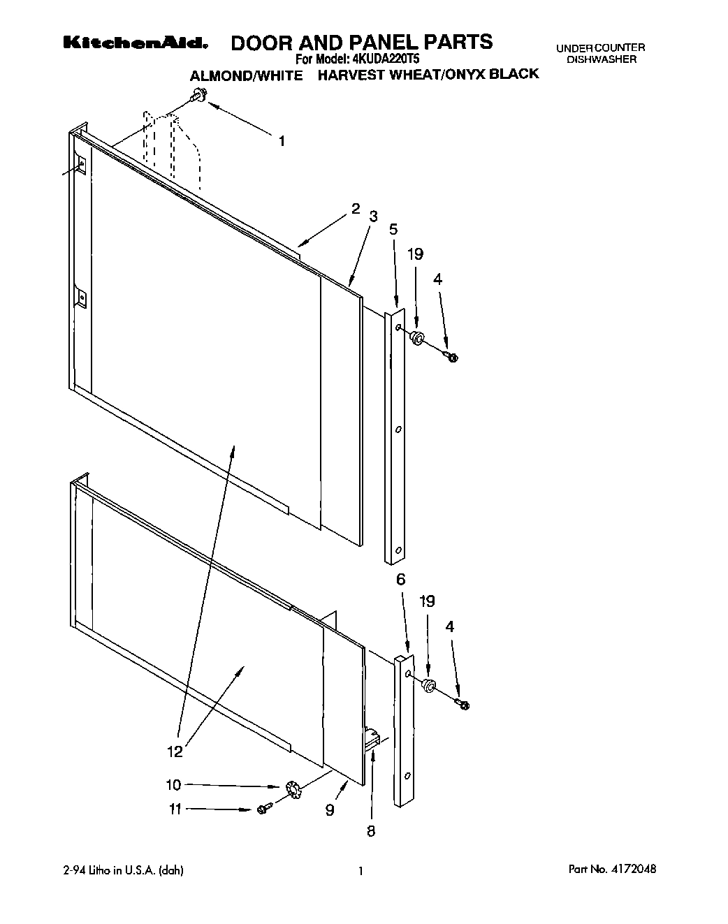 01 - DOOR AND PANEL PARTS