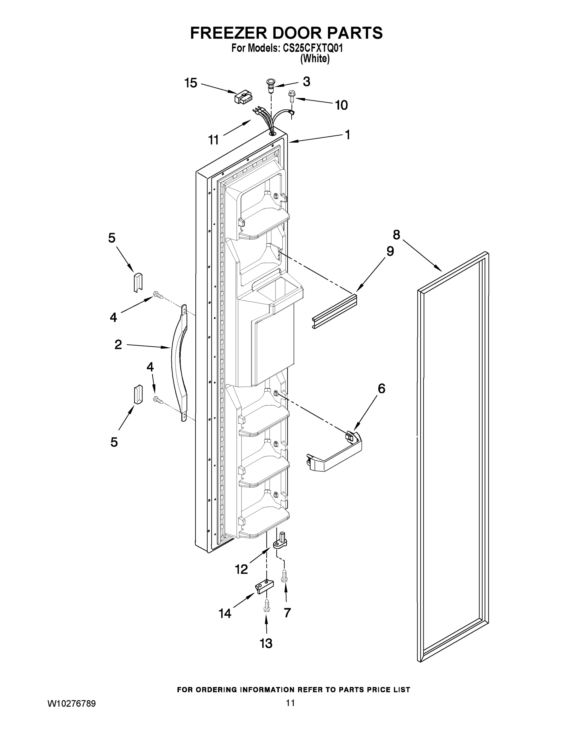 07 - FREEZER DOOR PARTS