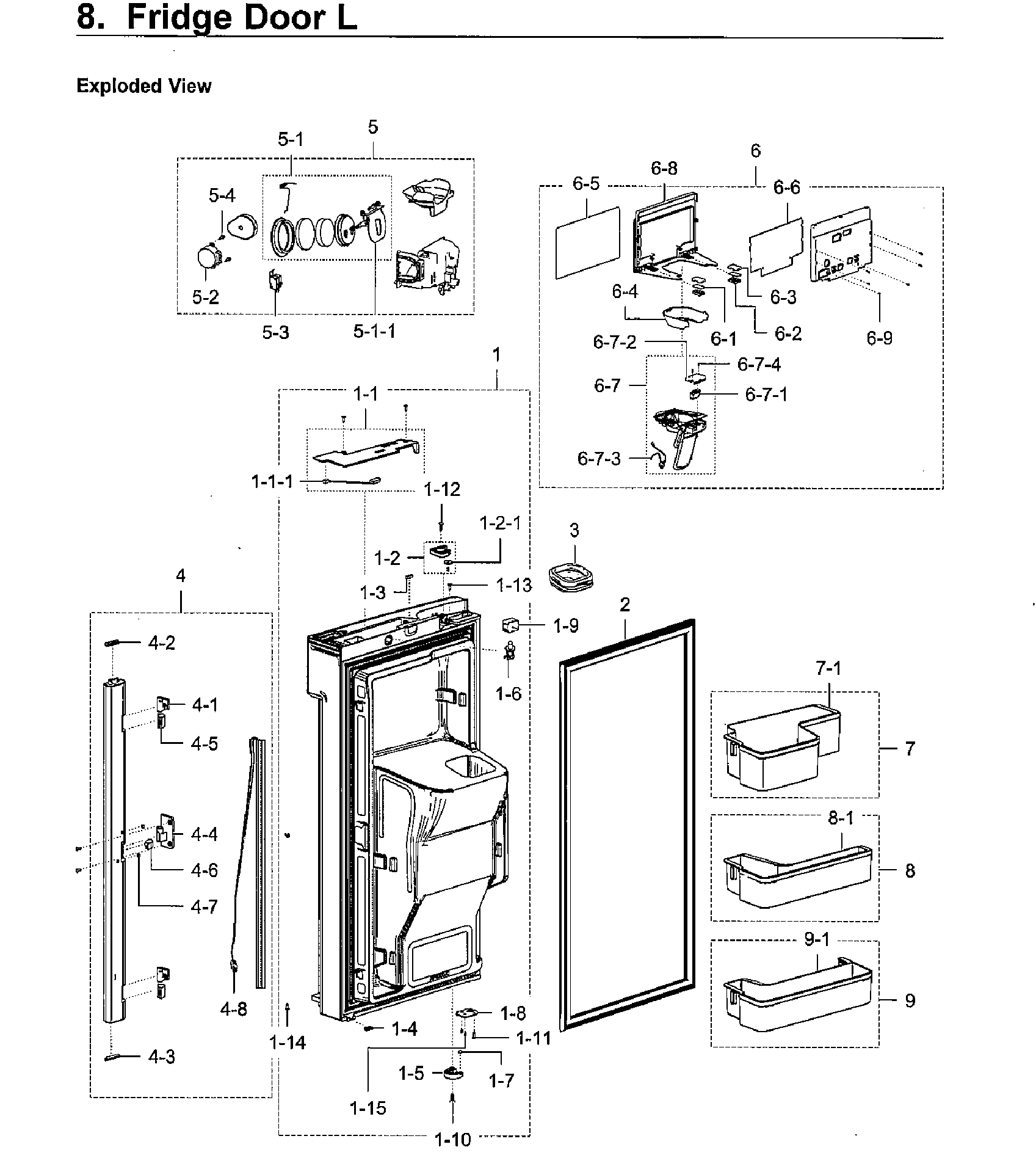 FRIDGE DOOR LT