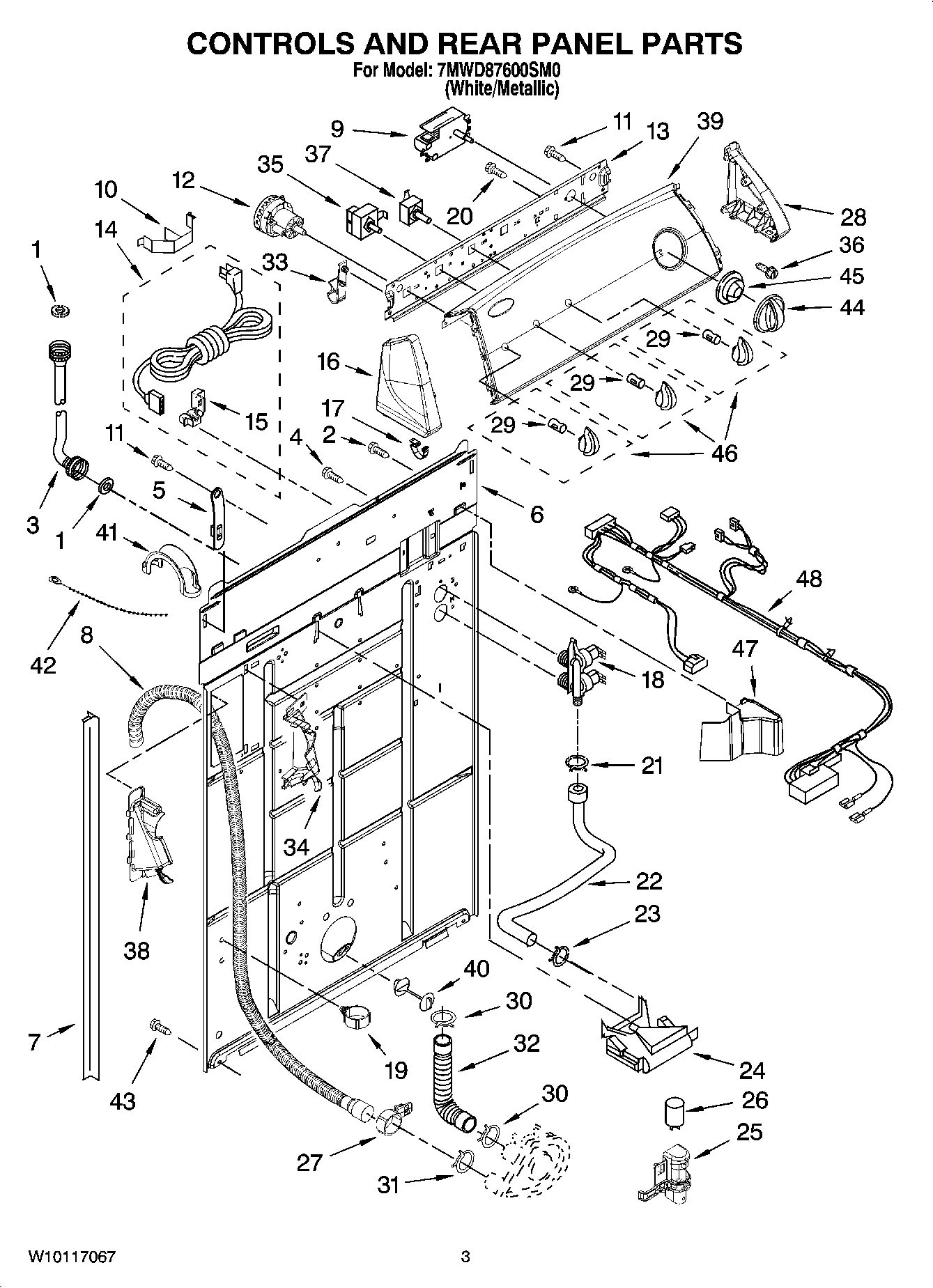 02 - CONTROLS AND REAR PANEL PARTS