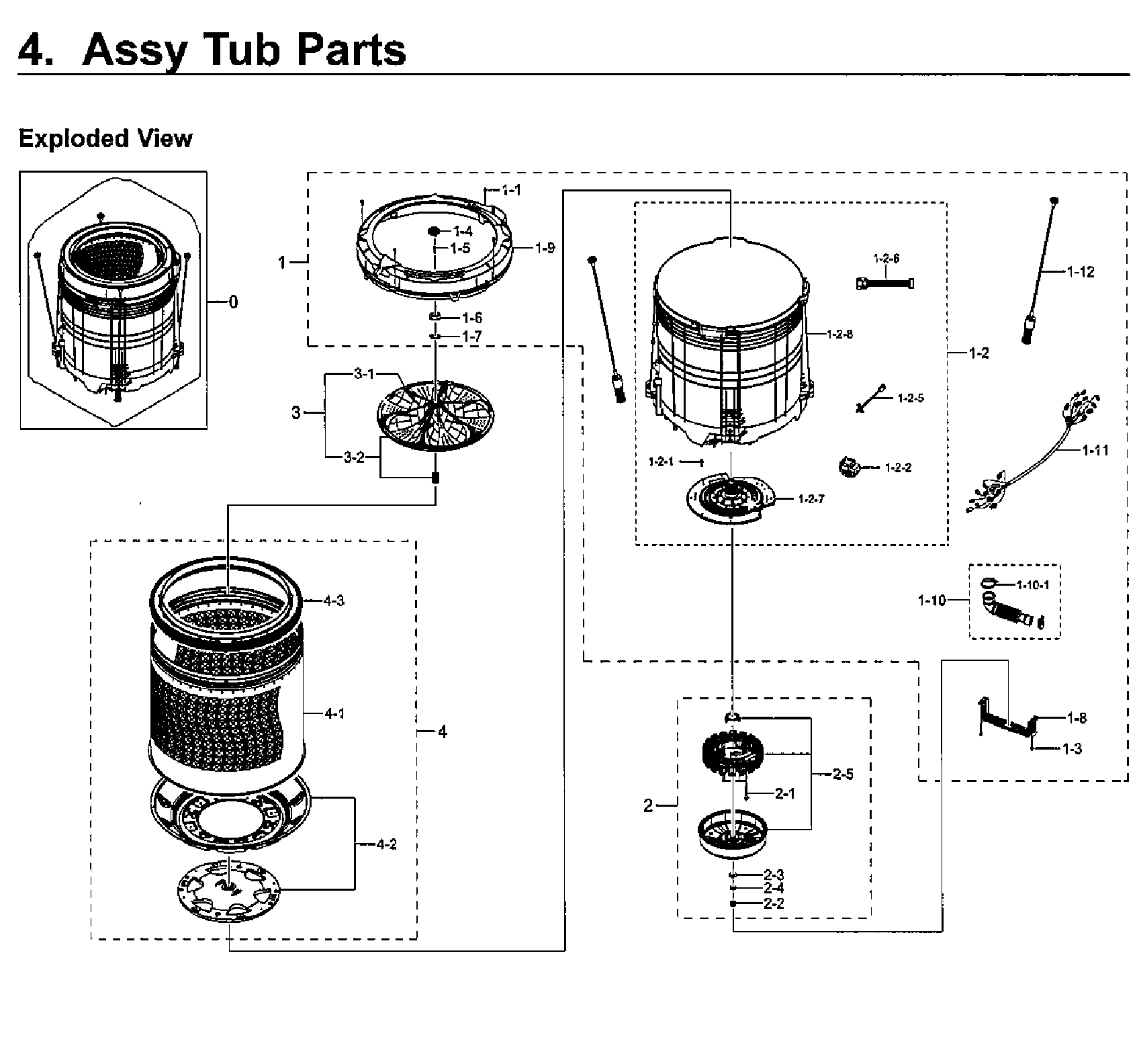 TUB ASSY