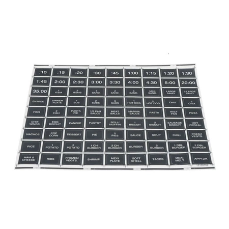 12155702 Amana Menu Label