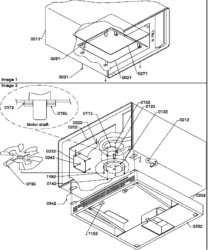 06 - SHELF/STIRRER MOTOR