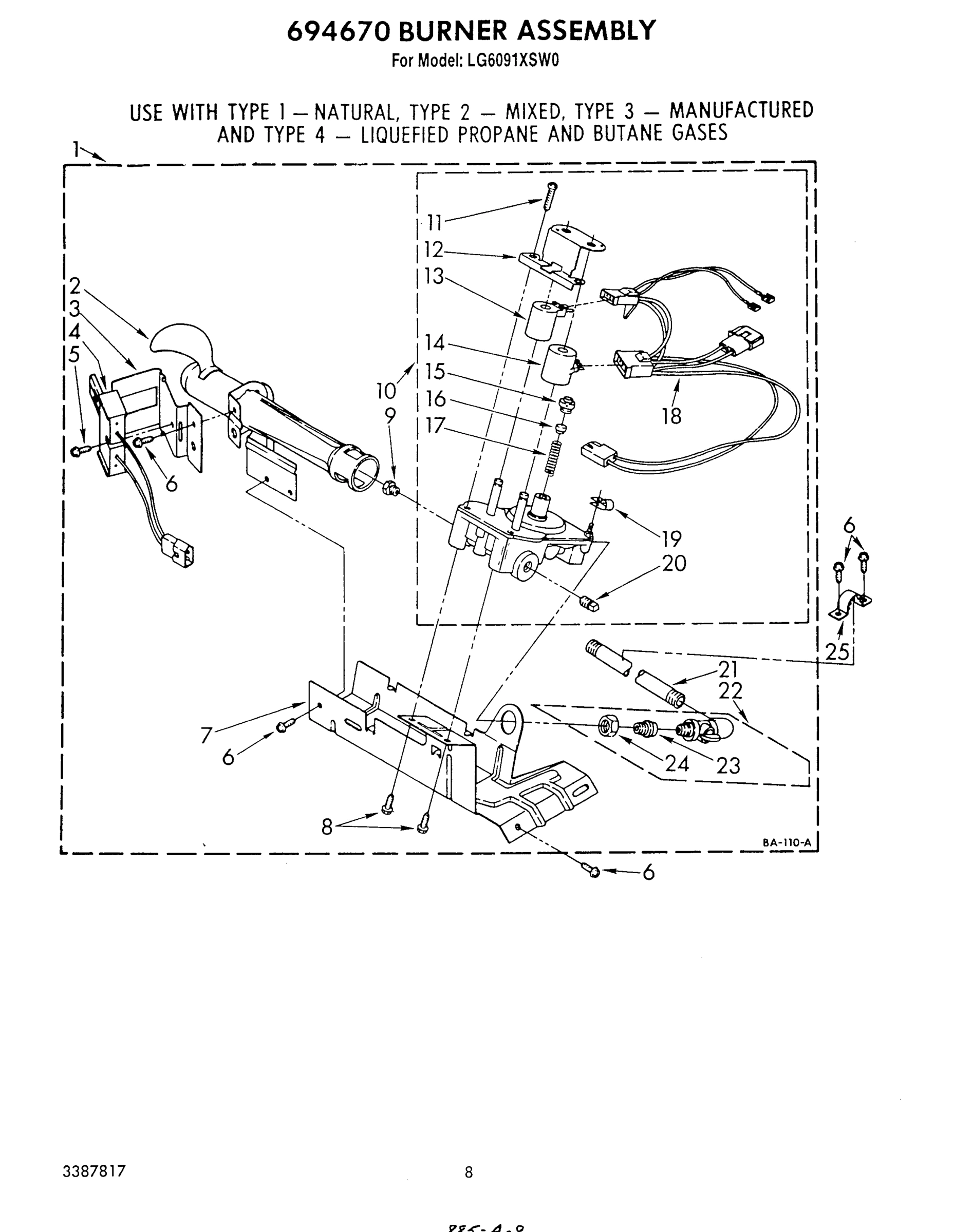 05 - 694670 BURNER