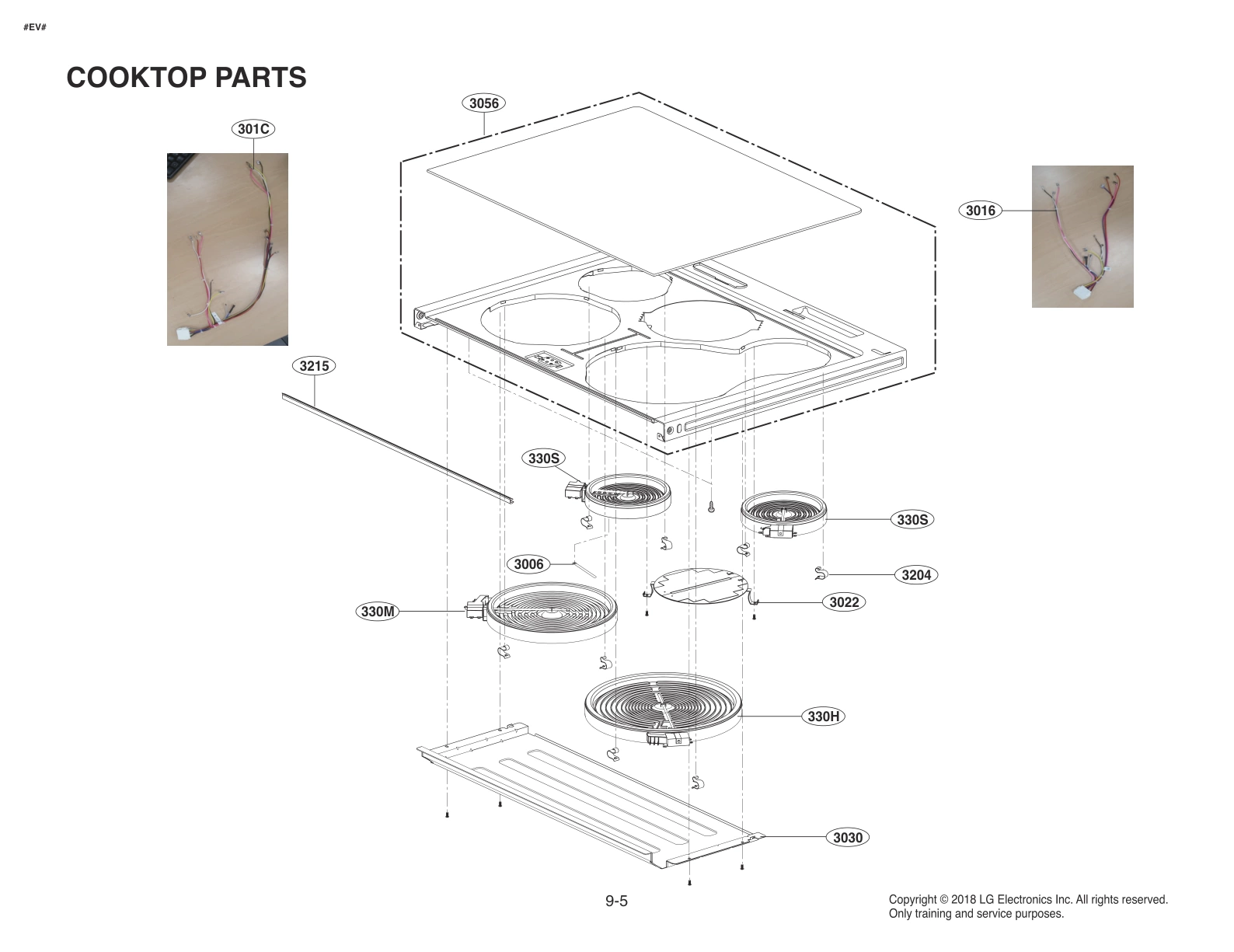 COOKTOP PARTS