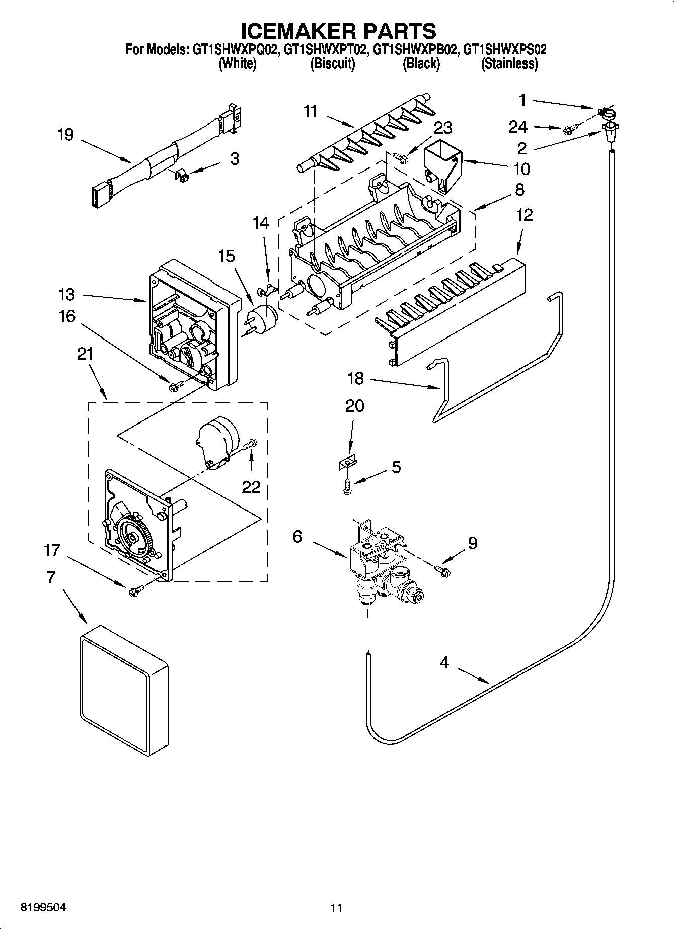 06 - ICEMAKER PARTS