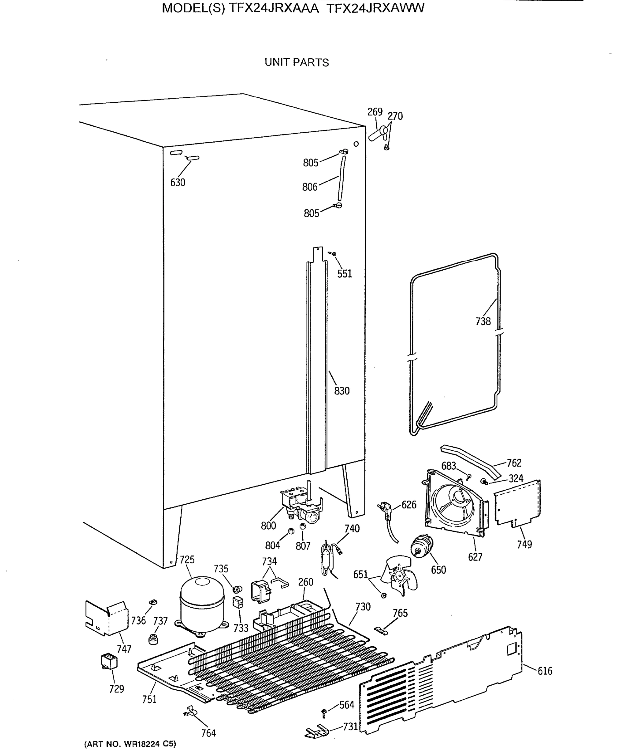 UNIT PARTS