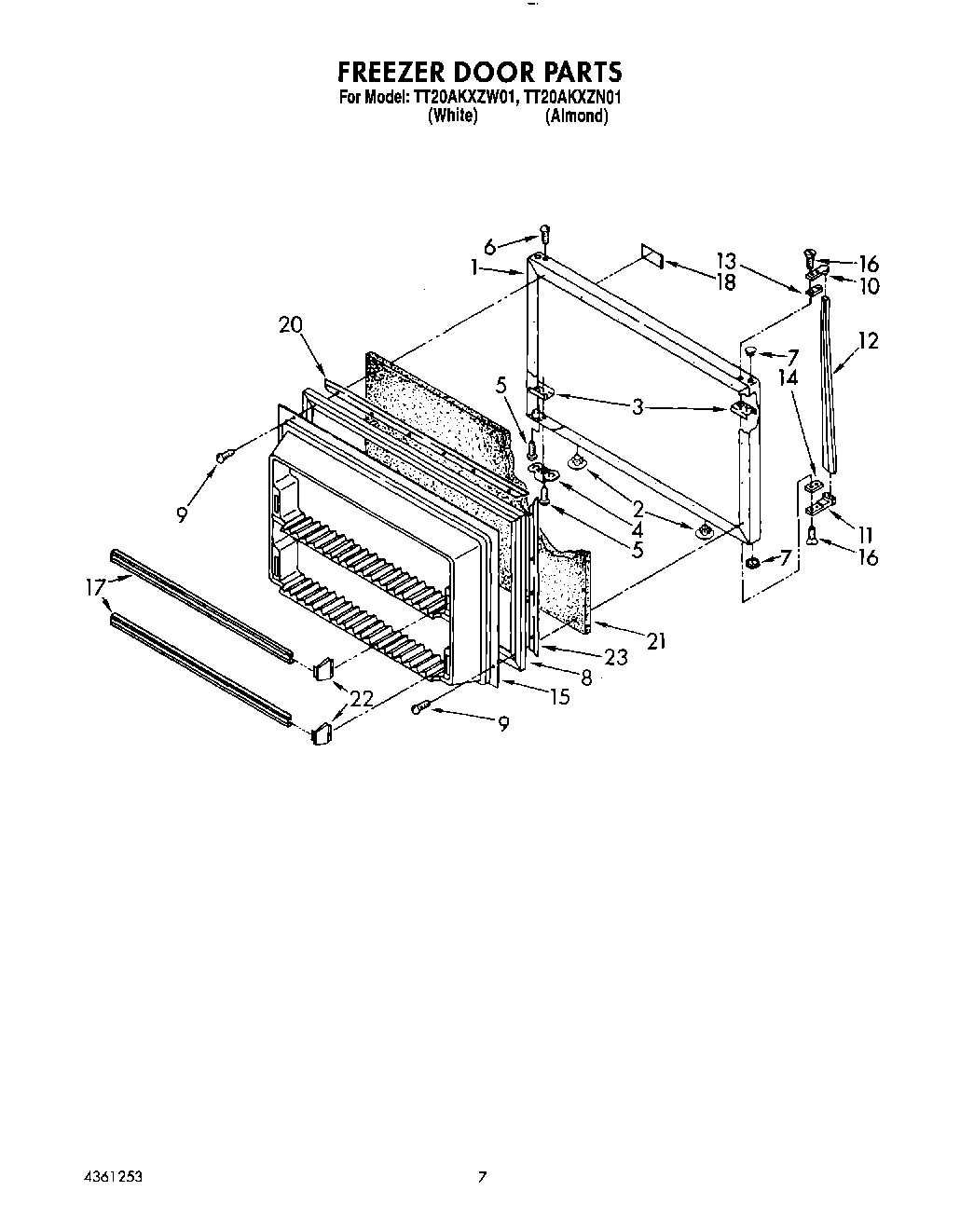 06 - FREEZER DOOR